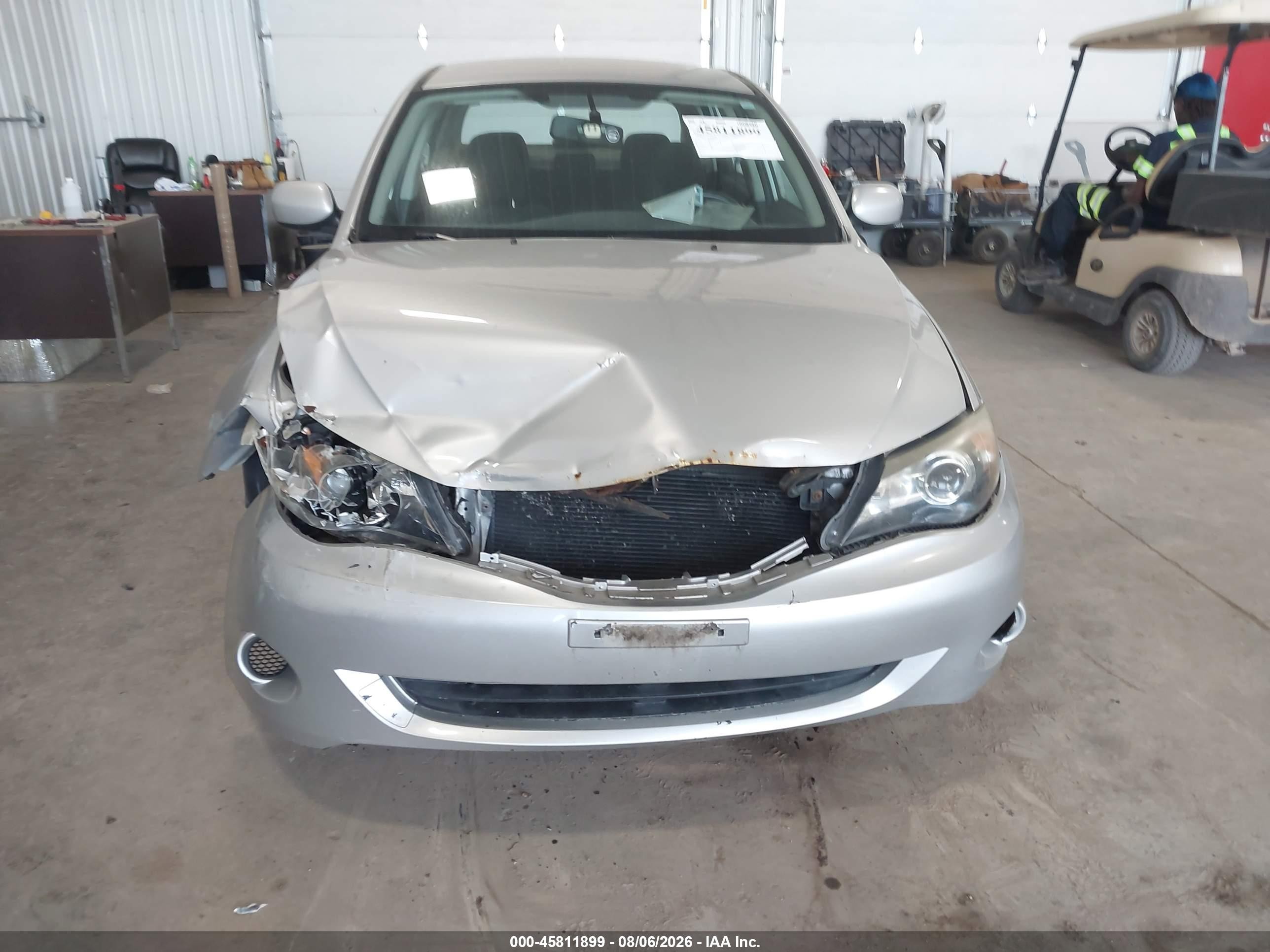 2009 Subaru Impreza 2.5i Silver vin: JF1GE61699H505349