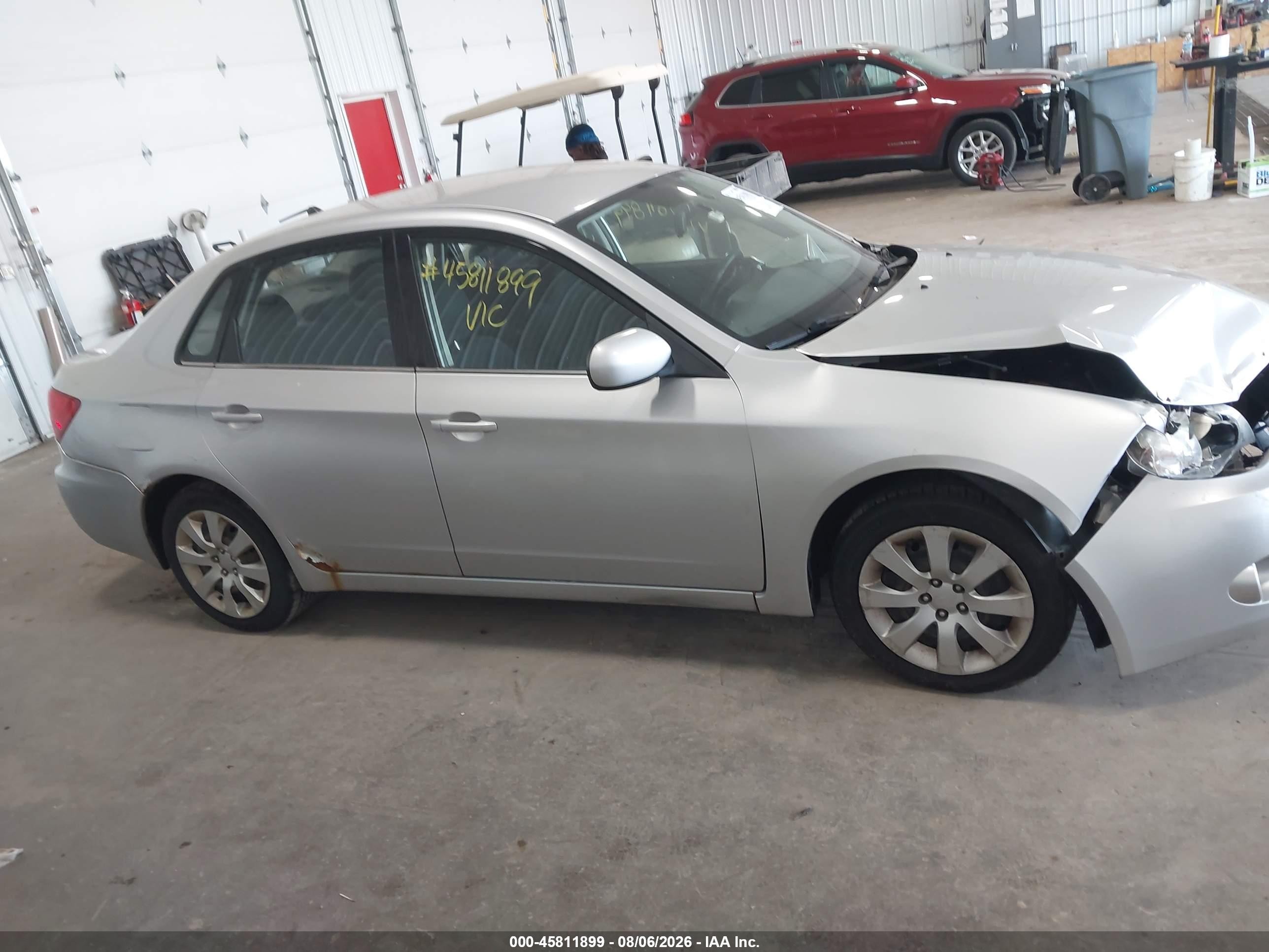 2009 Subaru Impreza 2.5i Silver vin: JF1GE61699H505349