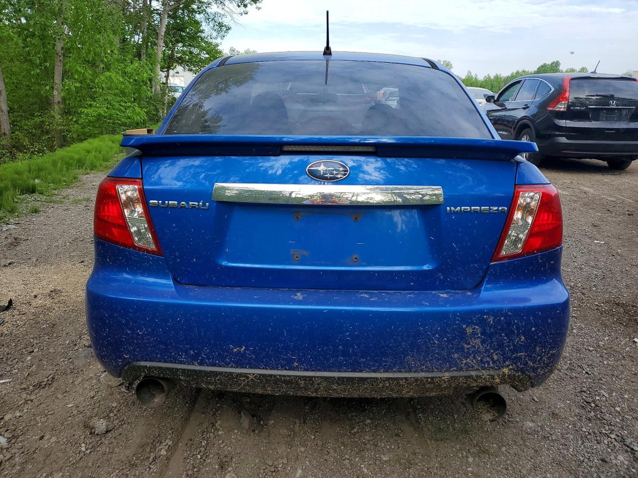 2008 Subaru Impreza 2.5i Синий vin: JF1GE616X8G501590