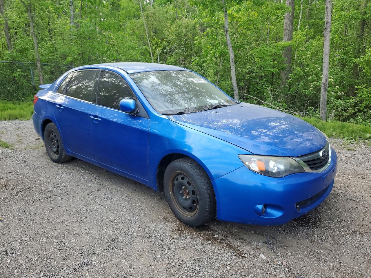 2008 Subaru Impreza 2.5i Синий vin: JF1GE616X8G501590