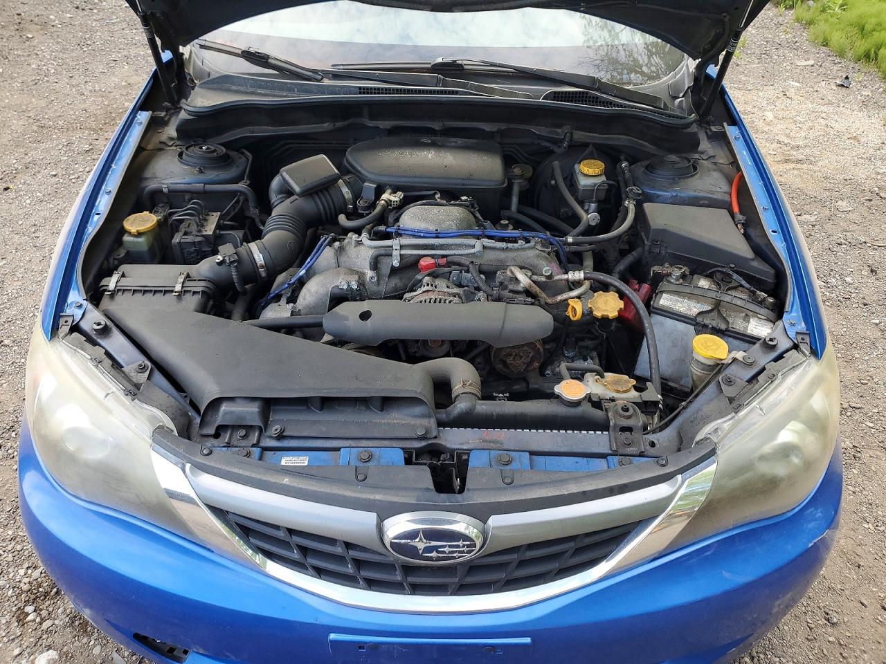2008 Subaru Impreza 2.5i Синий vin: JF1GE616X8G501590