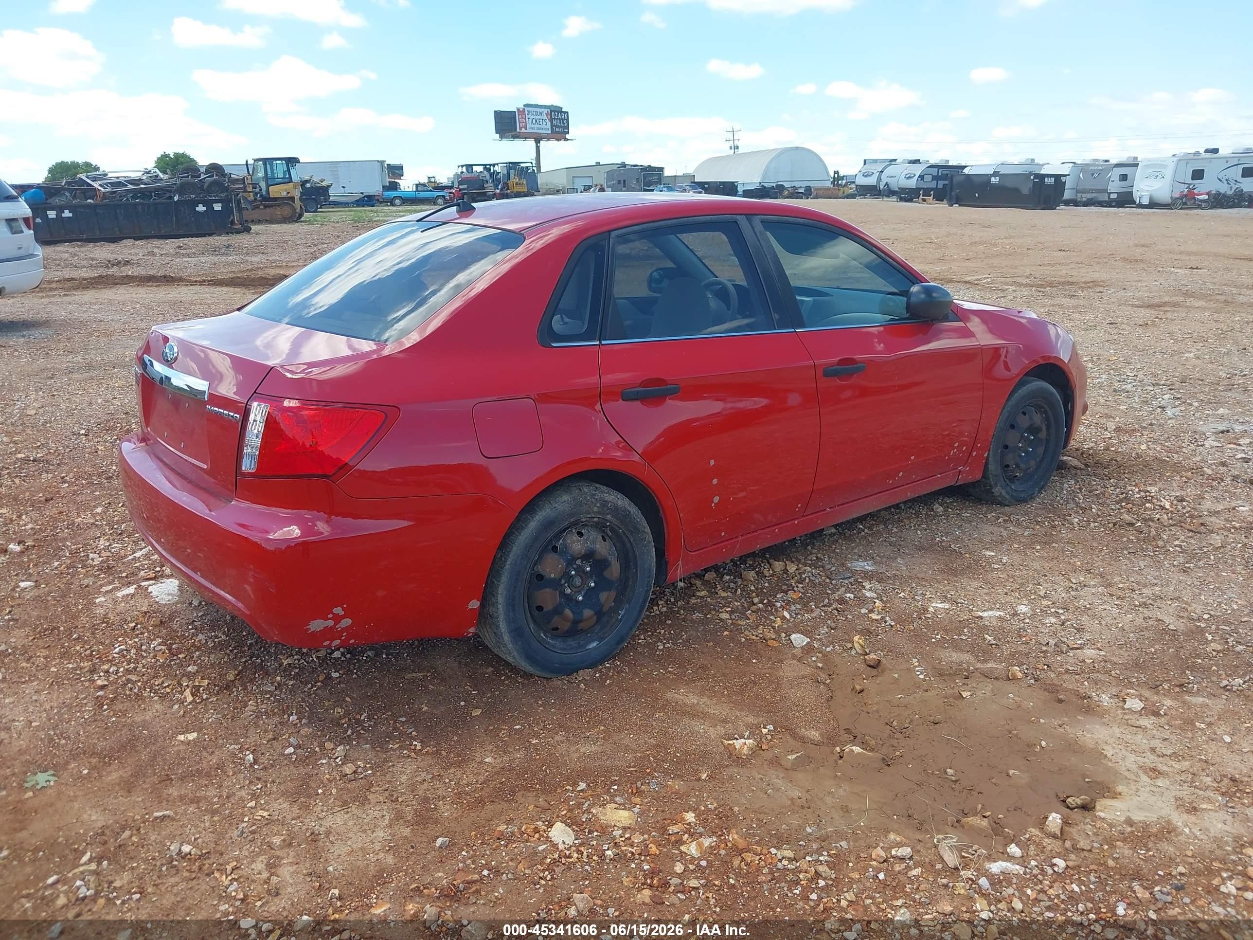 2008 Subaru Impreza  (natl) I Red vin: JF1GE616X8G521872