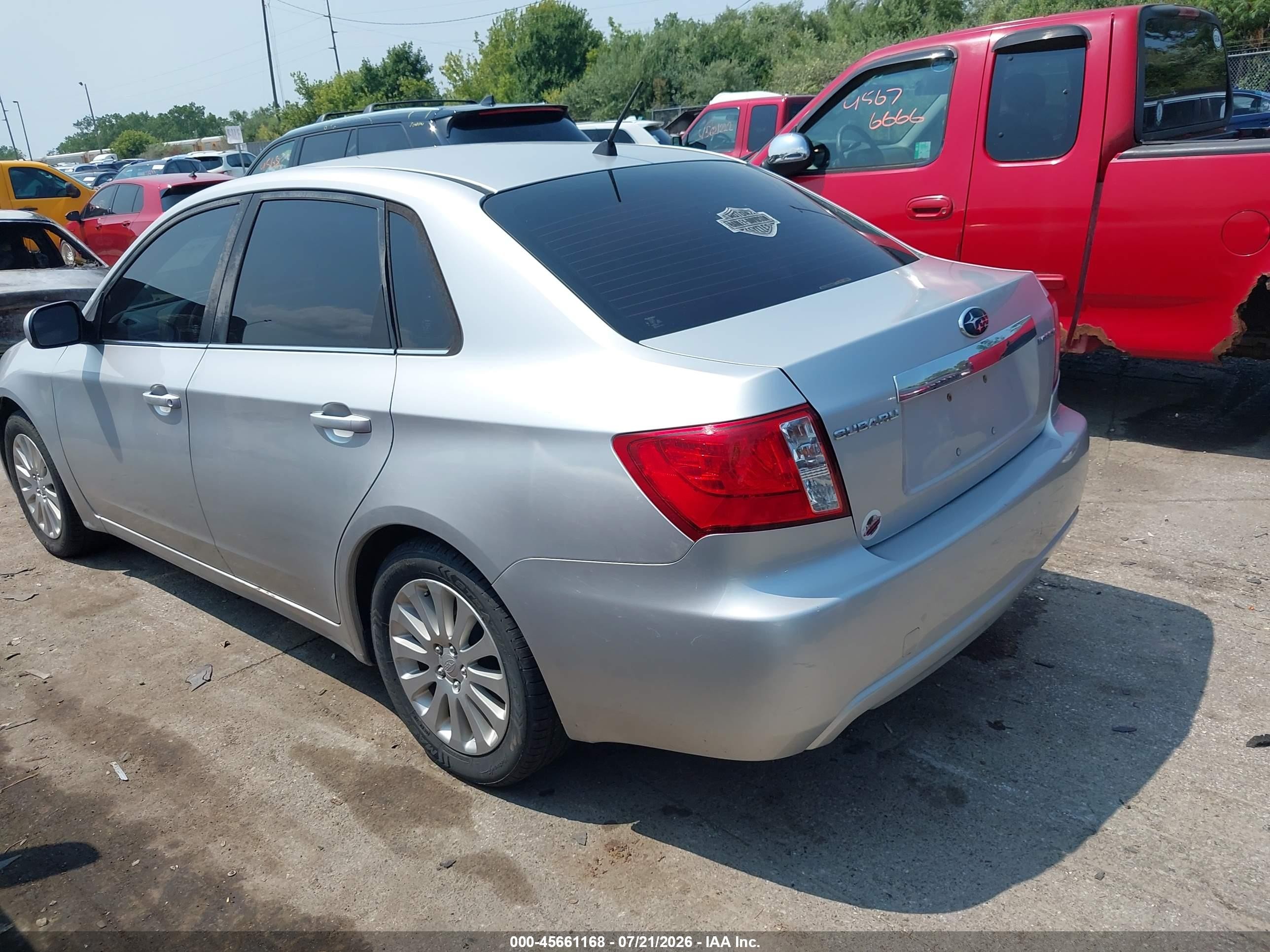 2008 Subaru Impreza  (natl) I W/premium Pkg Silver vin: JF1GE616X8G528305