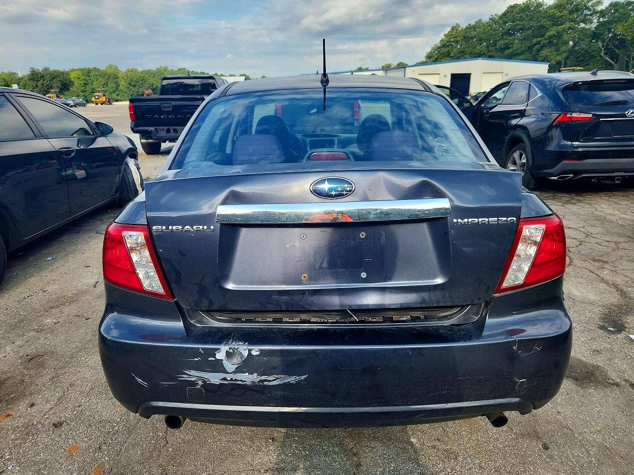2008 Subaru Impreza 2.5i Угольный vin: JF1GE616X8G529373