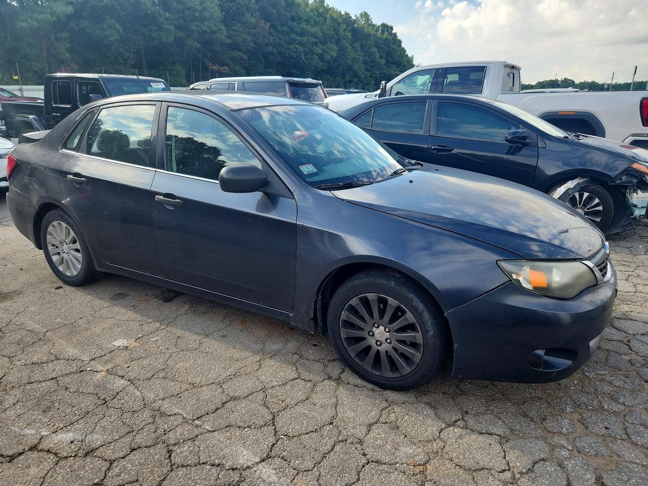 2008 Subaru Impreza 2.5i Угольный vin: JF1GE616X8G529373