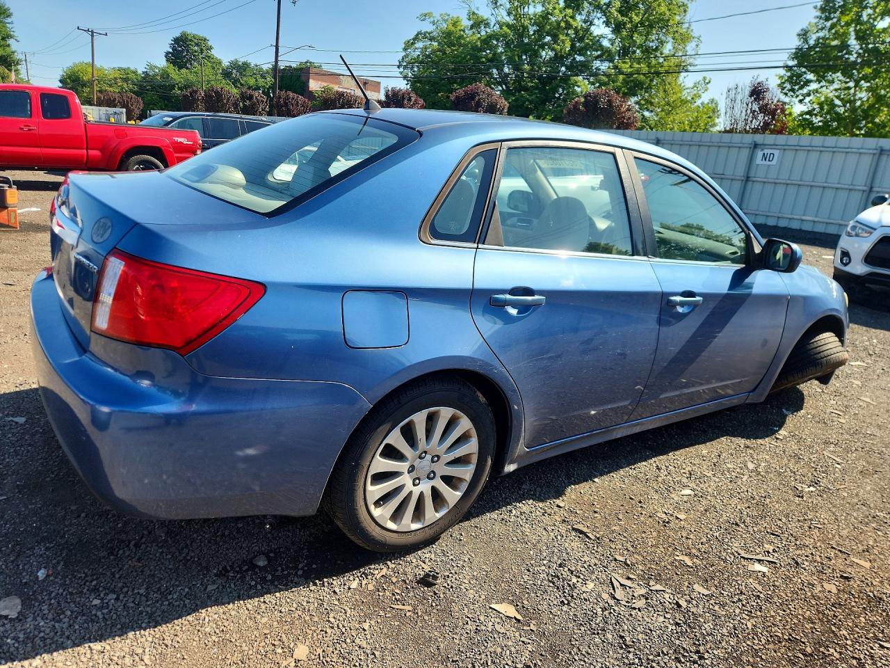 2008 Subaru Impreza 2.5i Blue vin: JF1GE616X8H506038