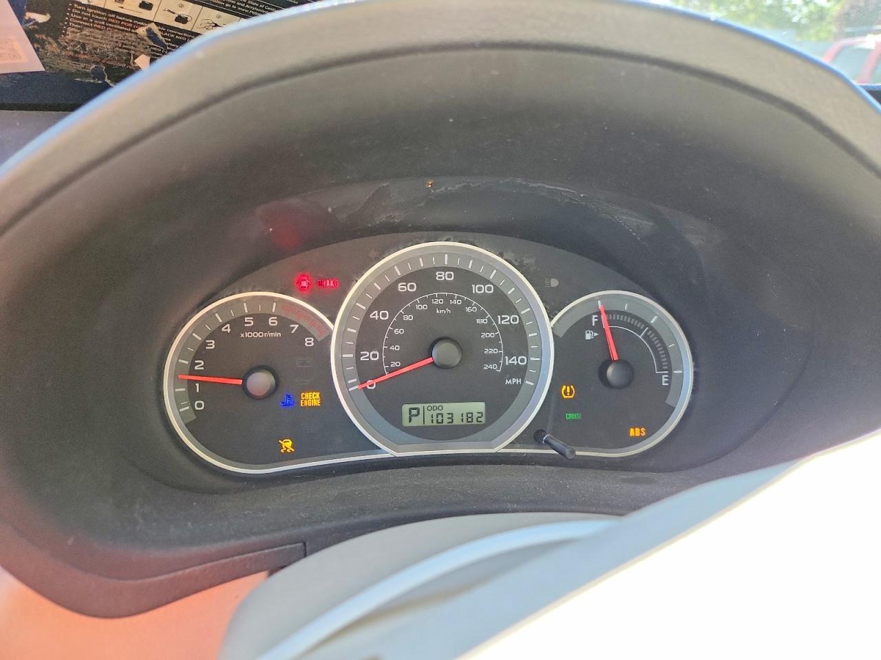 2008 Subaru Impreza 2.5i Blue vin: JF1GE616X8H506038