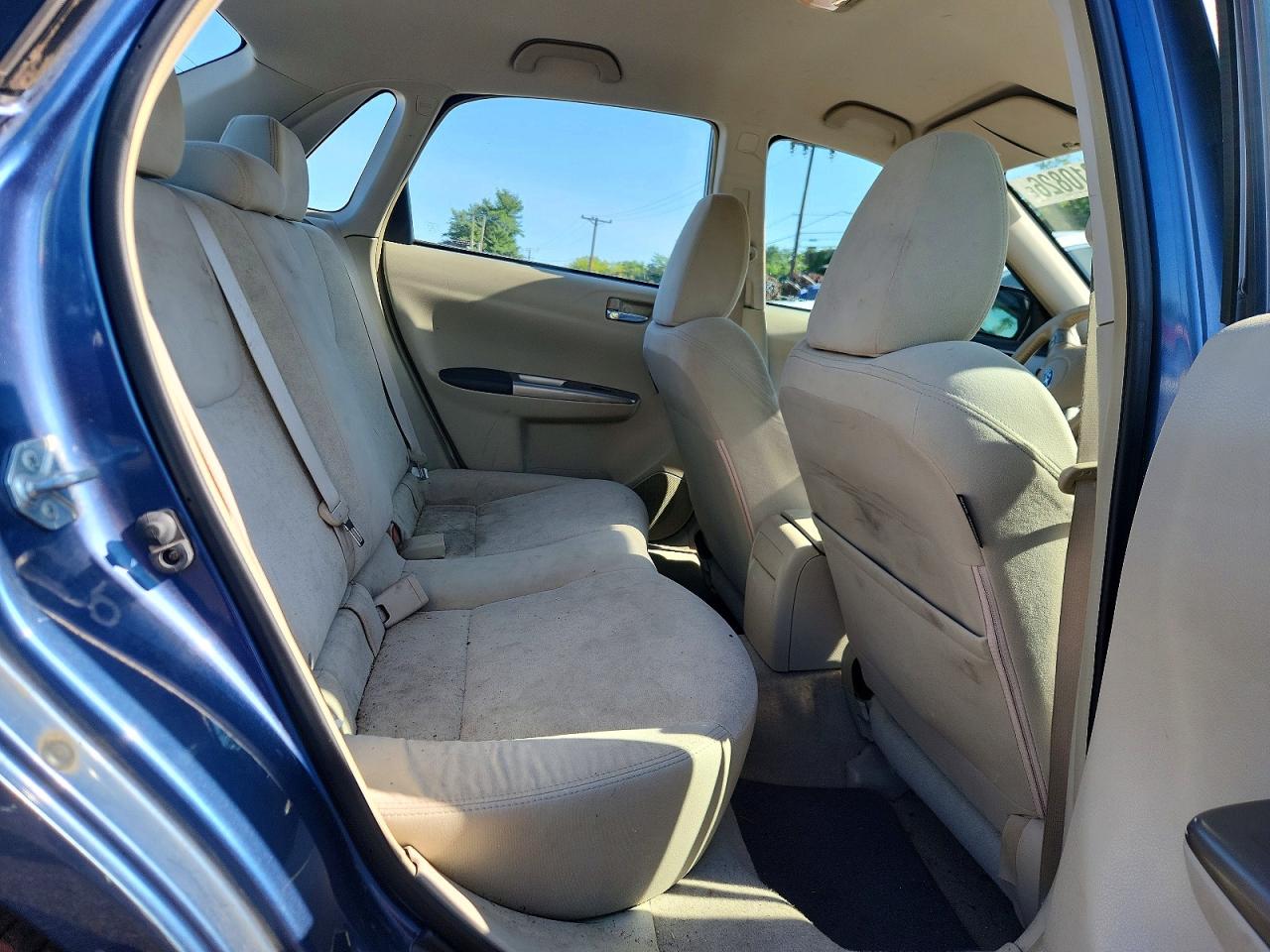 2008 Subaru Impreza 2.5i Blue vin: JF1GE616X8H506038