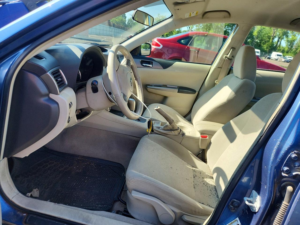 2008 Subaru Impreza 2.5i Blue vin: JF1GE616X8H506038