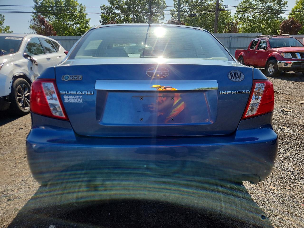 2008 Subaru Impreza 2.5i Blue vin: JF1GE616X8H506038
