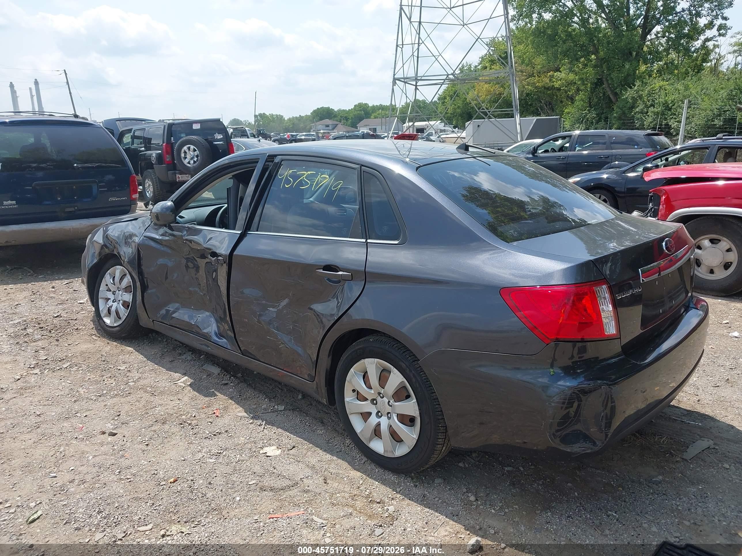 2009 Subaru Impreza 2.5i Gray vin: JF1GE616X9H510611