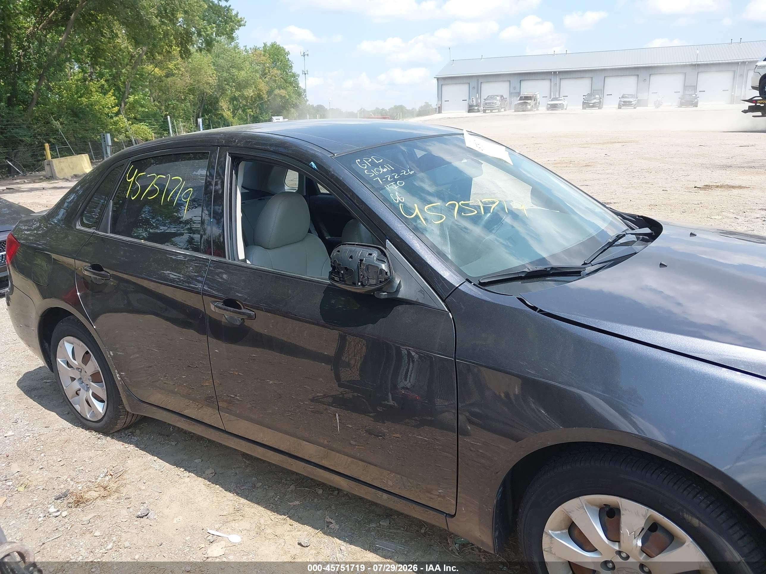 2009 Subaru Impreza 2.5i Gray vin: JF1GE616X9H510611