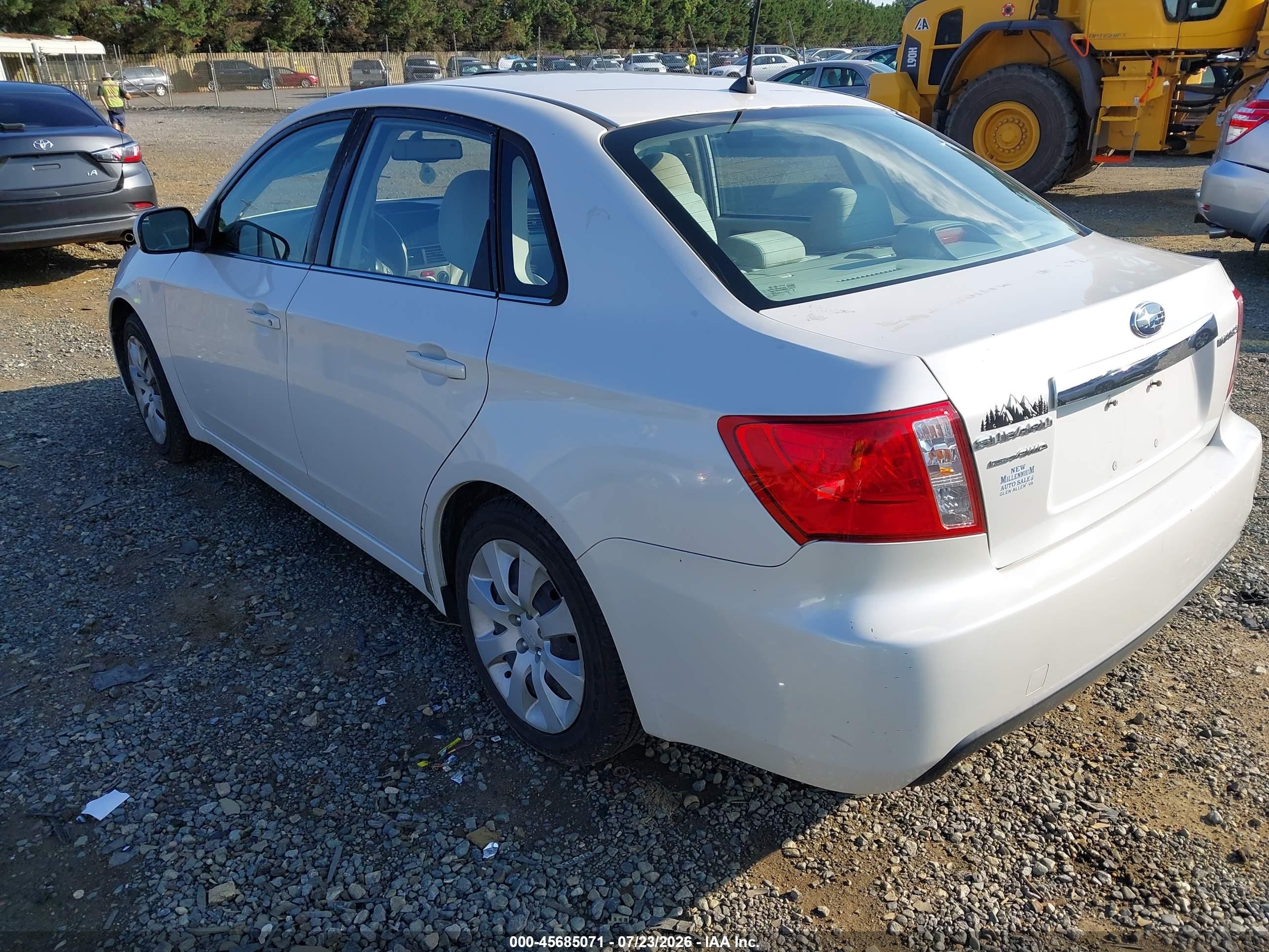 2010 Subaru Impreza 2.5i White vin: JF1GE6A60AH503803