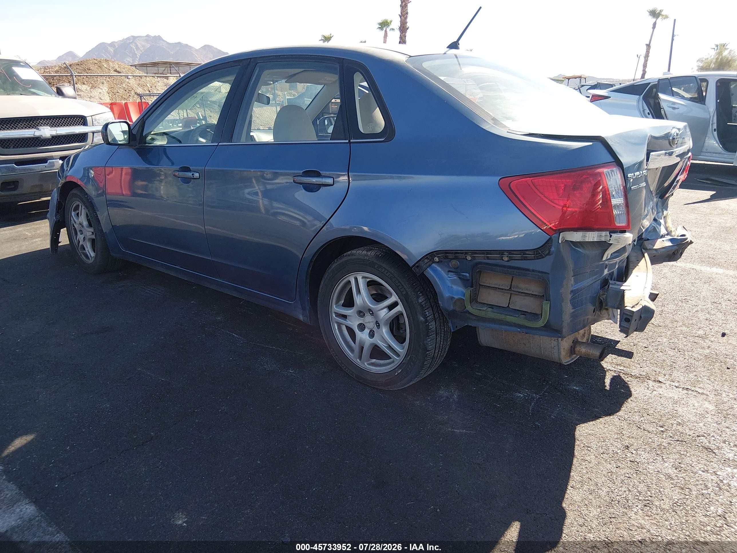 2010 Subaru Impreza 2.5i Синий vin: JF1GE6A61AH504359
