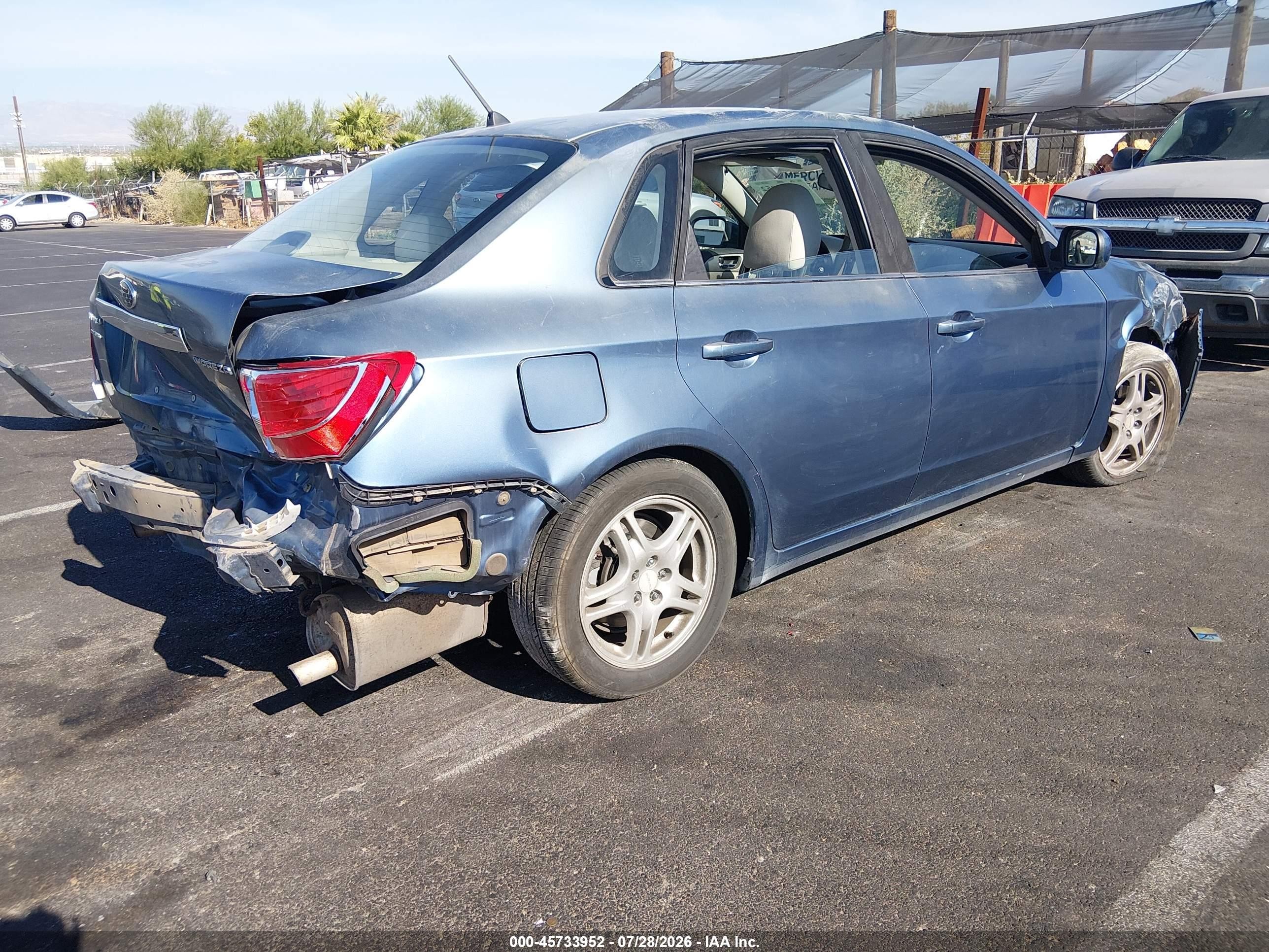 2010 Subaru Impreza 2.5i Синий vin: JF1GE6A61AH504359