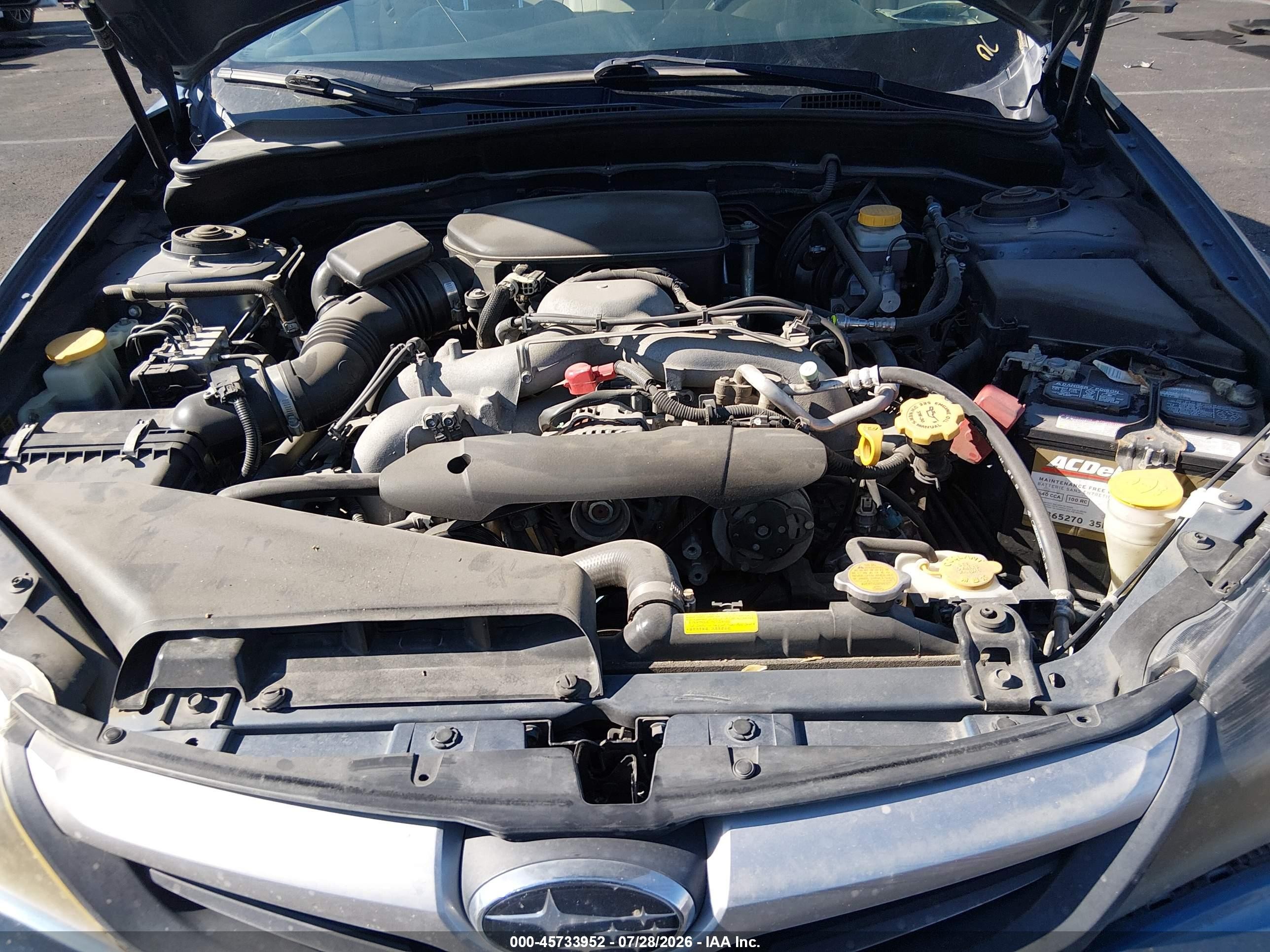 2010 Subaru Impreza 2.5i Синий vin: JF1GE6A61AH504359