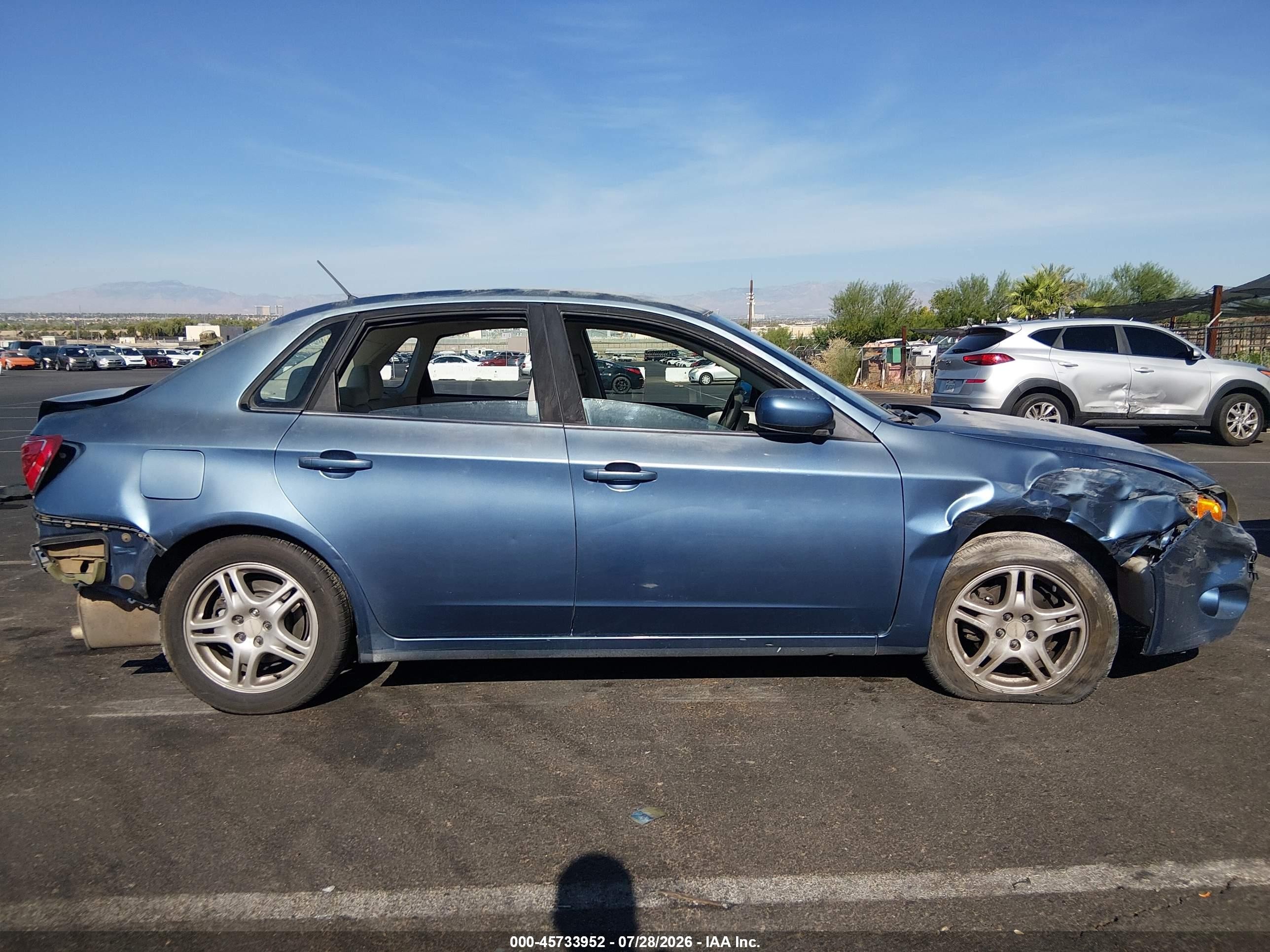 2010 Subaru Impreza 2.5i Синий vin: JF1GE6A61AH504359