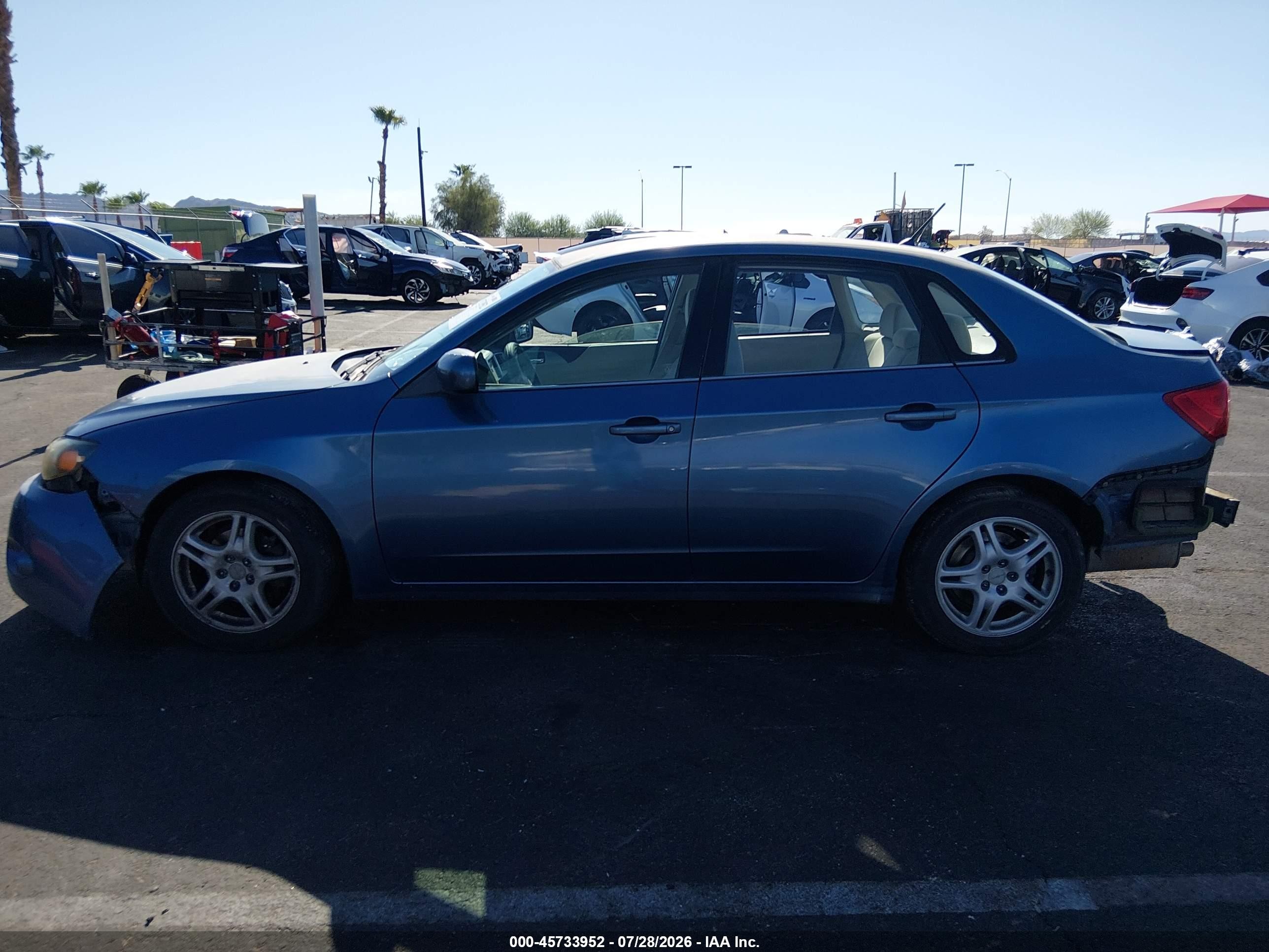 2010 Subaru Impreza 2.5i Синий vin: JF1GE6A61AH504359