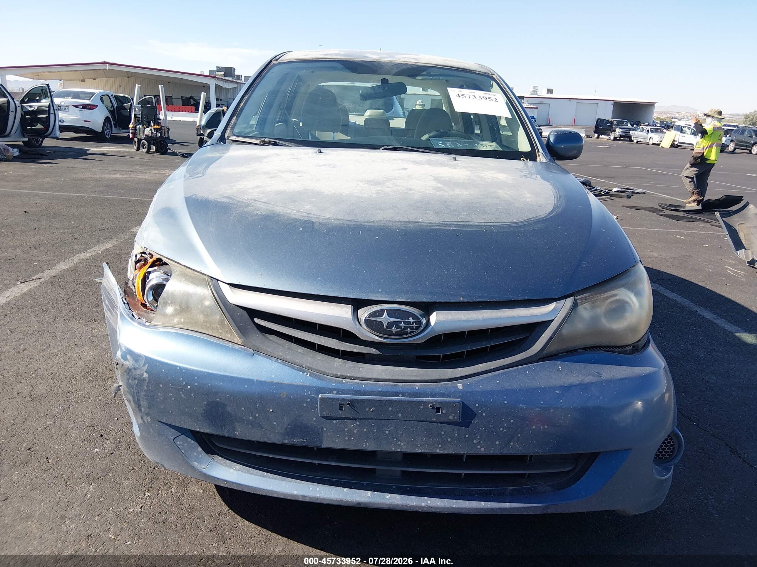 2010 Subaru Impreza 2.5i Синий vin: JF1GE6A61AH504359