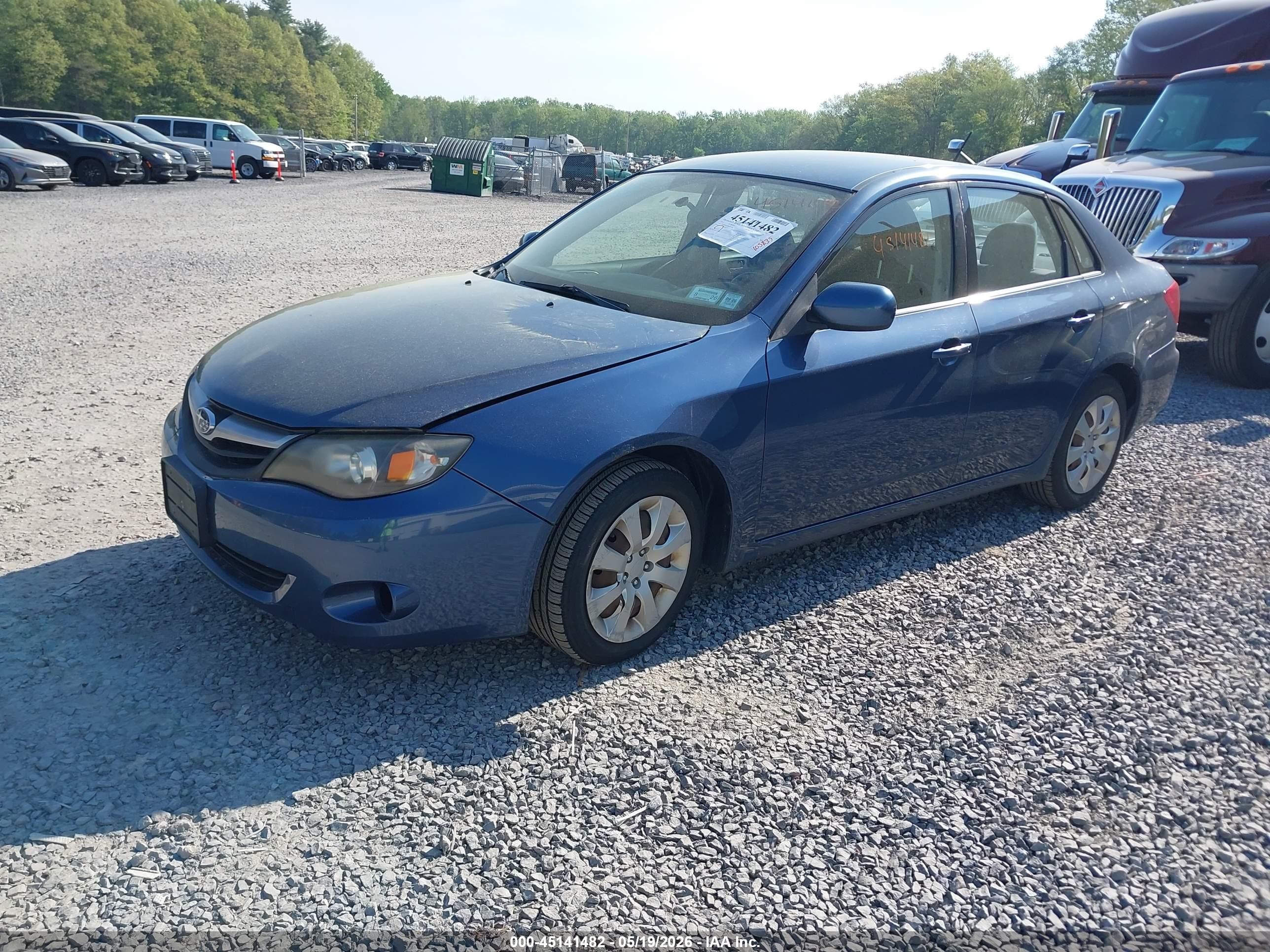 2011 Subaru Impreza 2.5i Синий vin: JF1GE6A63BH516787