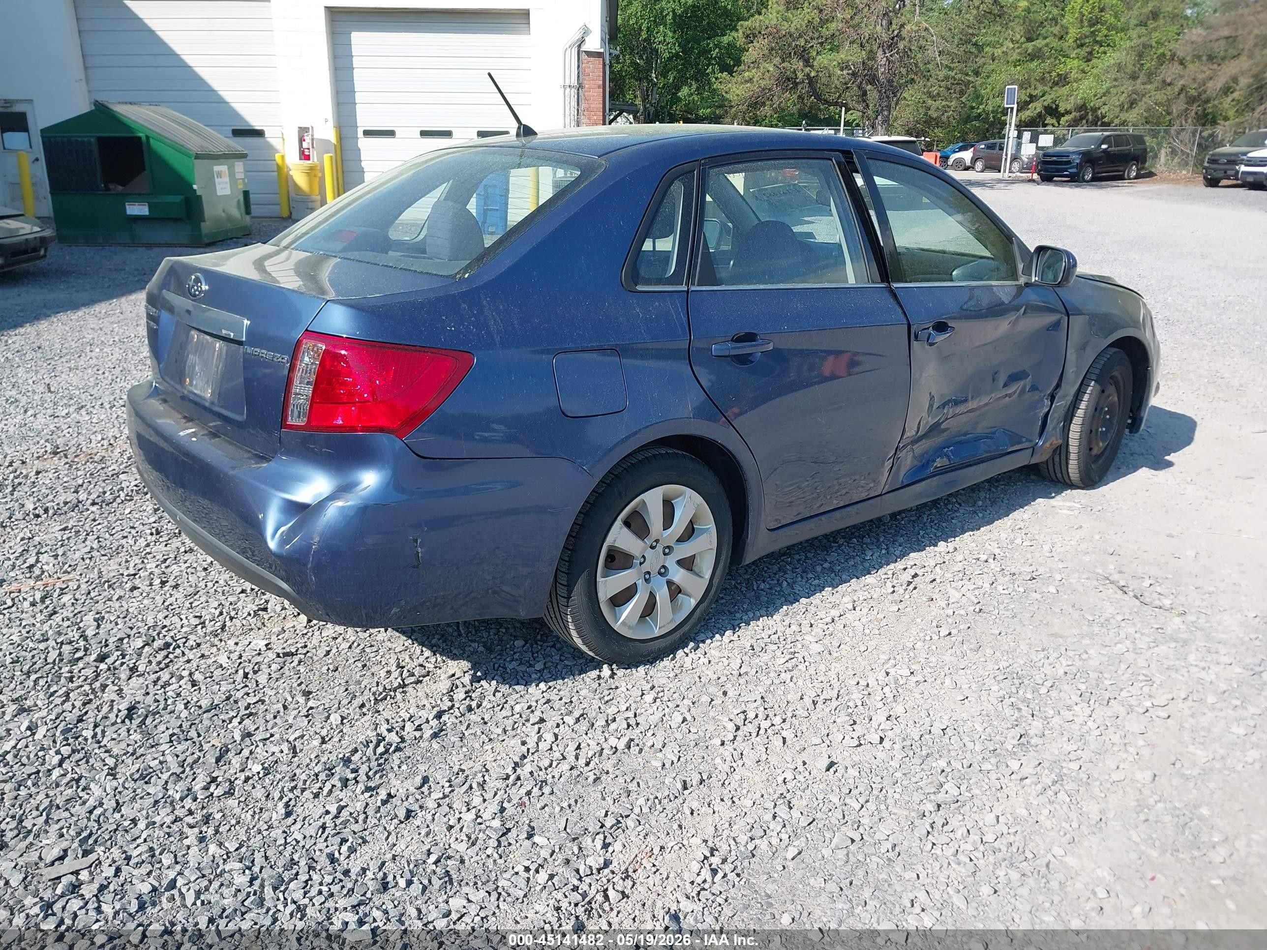 2011 Subaru Impreza 2.5i Синий vin: JF1GE6A63BH516787