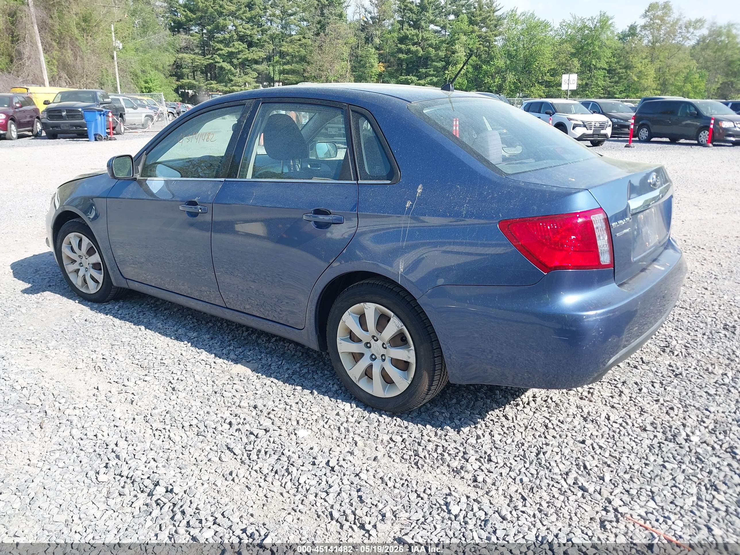2011 Subaru Impreza 2.5i Синий vin: JF1GE6A63BH516787