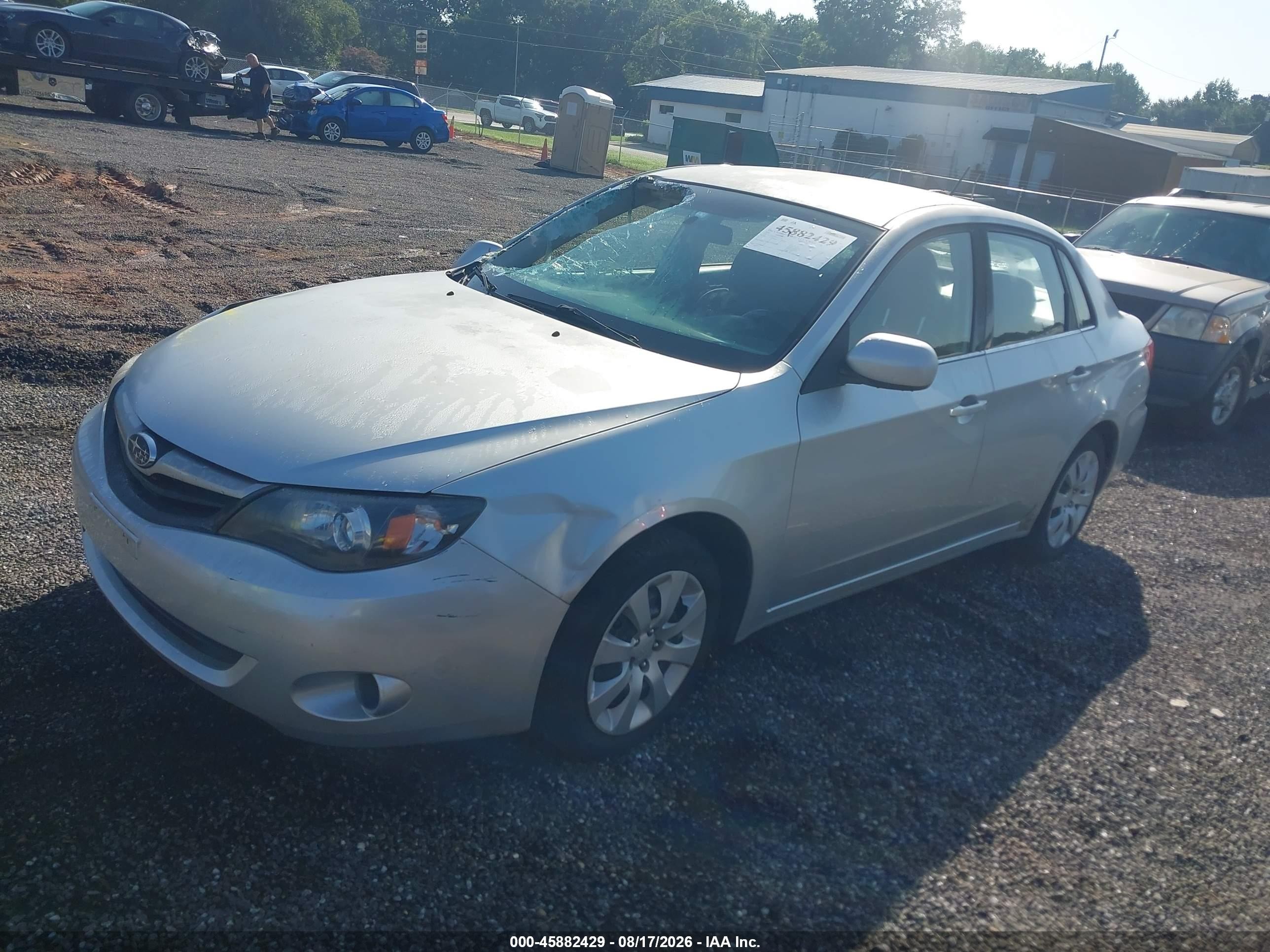 2010 Subaru Impreza 2.5i Silver vin: JF1GE6A64AH514142