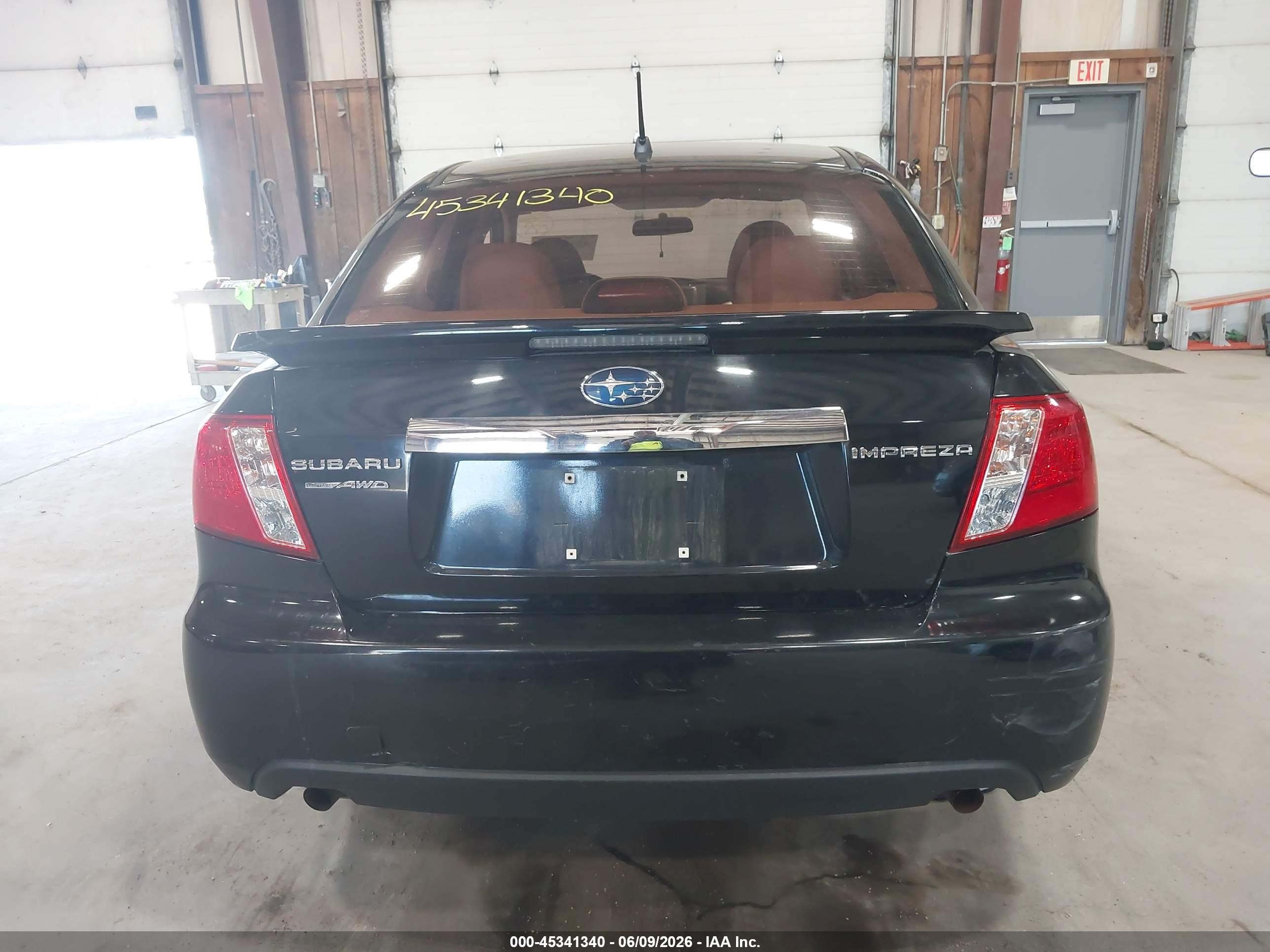 2011 Subaru Impreza 2.5i Black vin: JF1GE6A64BH511789