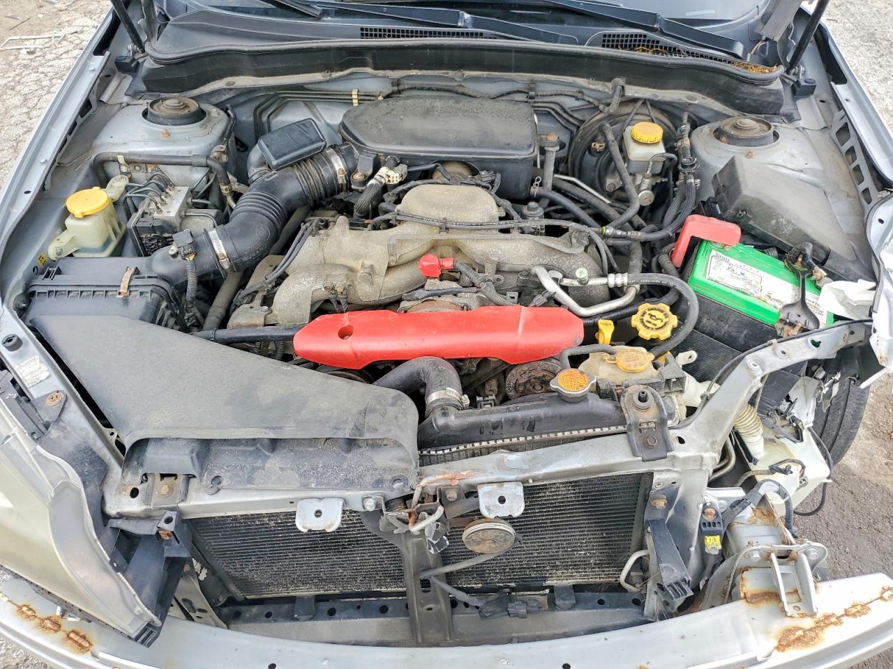2010 Subaru Impreza 2.5i Серебряный vin: JF1GE6A65AH514604