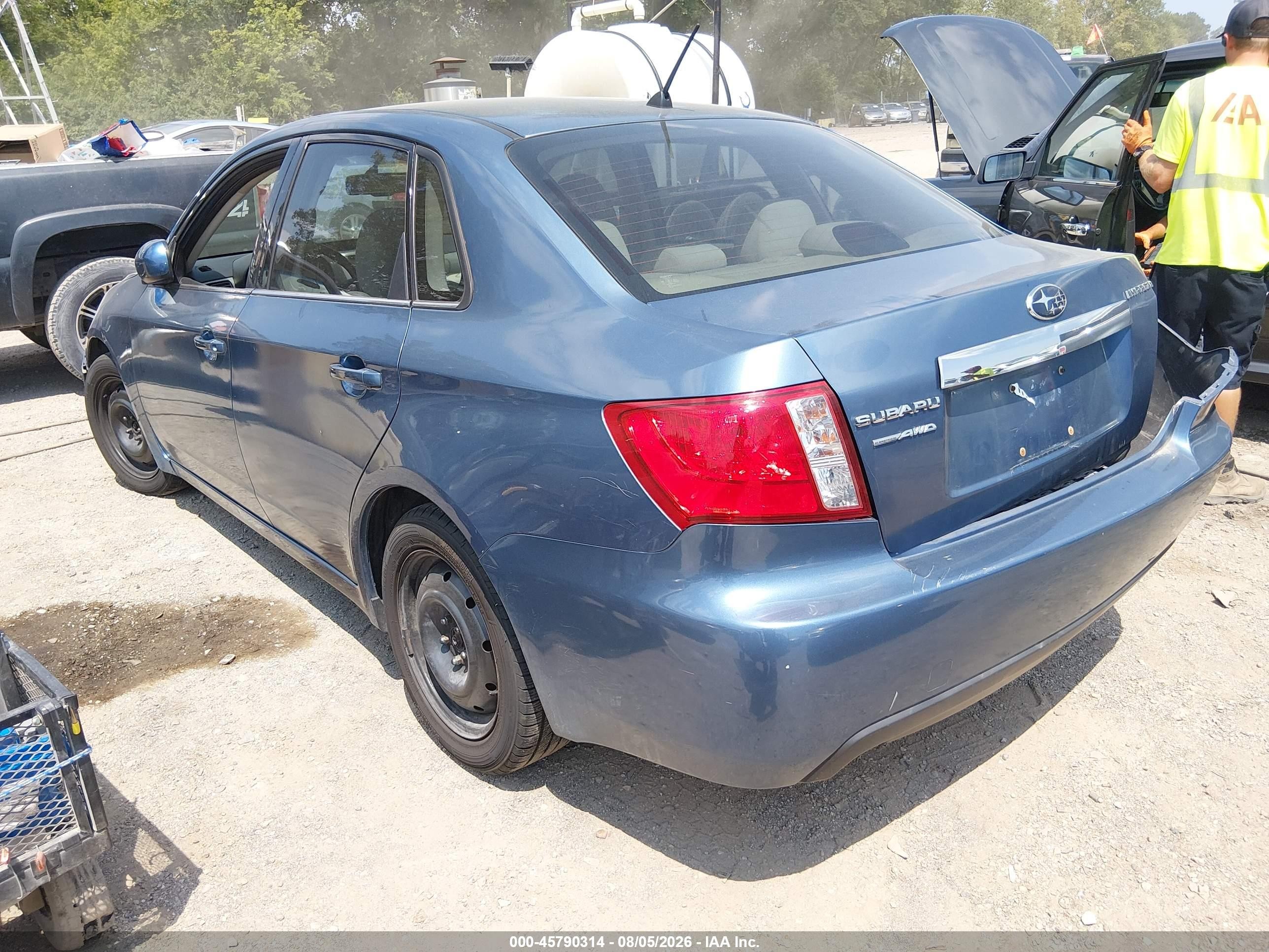 2010 Subaru Impreza 2.5i Light Blue vin: JF1GE6A67AH509548
