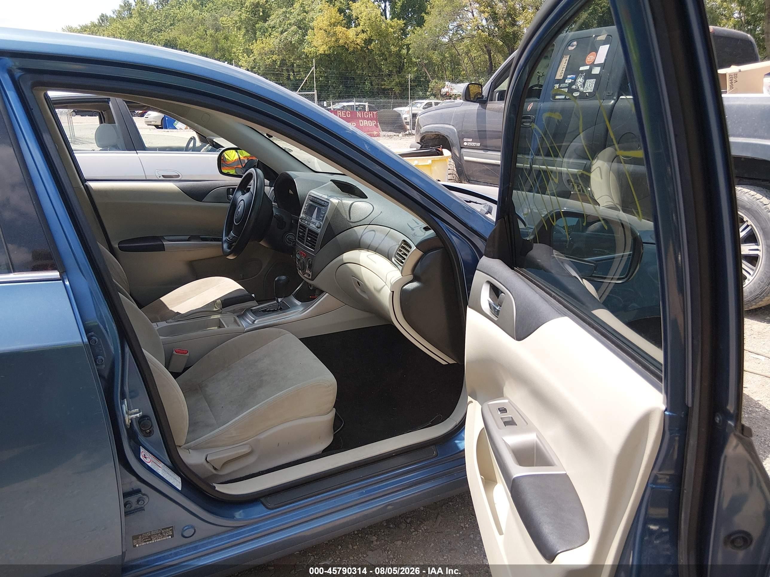 2010 Subaru Impreza 2.5i Light Blue vin: JF1GE6A67AH509548