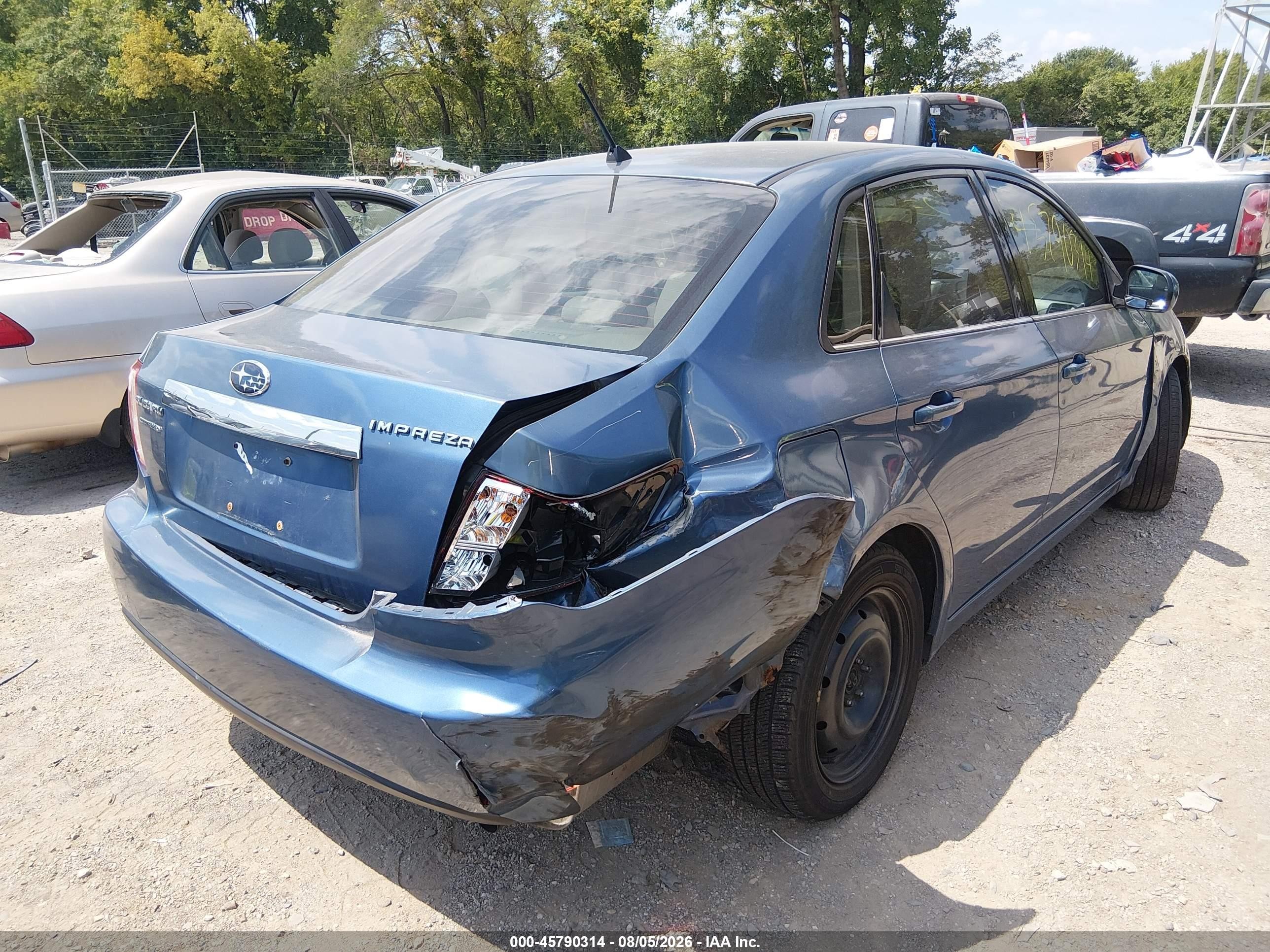 2010 Subaru Impreza 2.5i Light Blue vin: JF1GE6A67AH509548