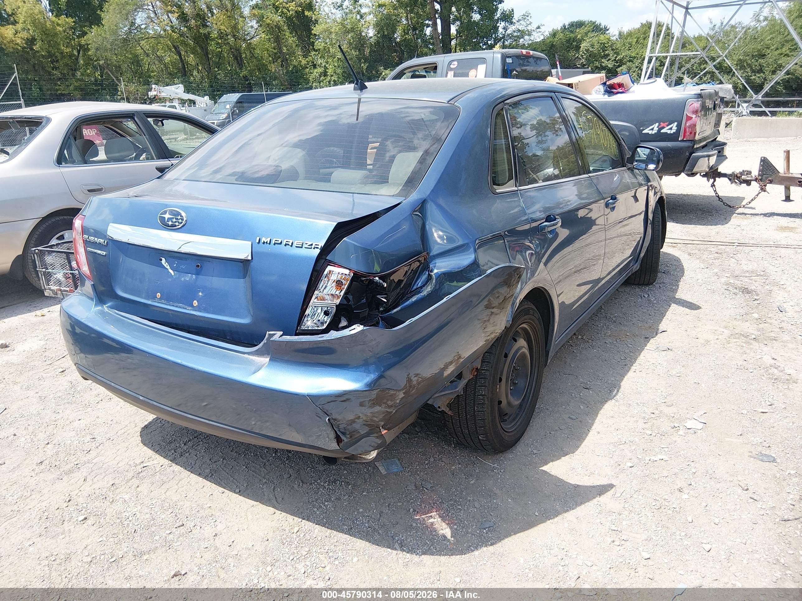 2010 Subaru Impreza 2.5i Light Blue vin: JF1GE6A67AH509548