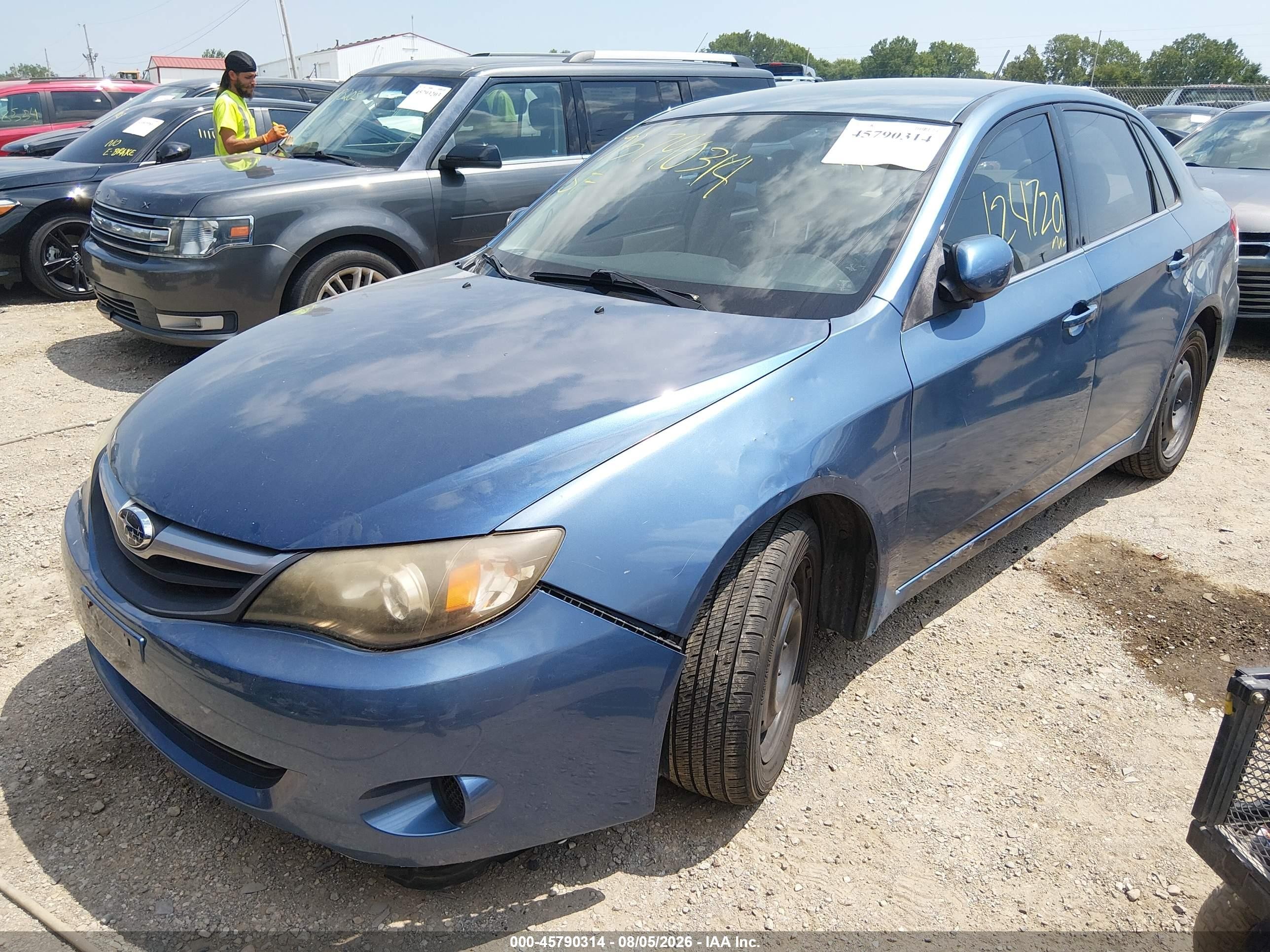 2010 Subaru Impreza 2.5i Light Blue vin: JF1GE6A67AH509548