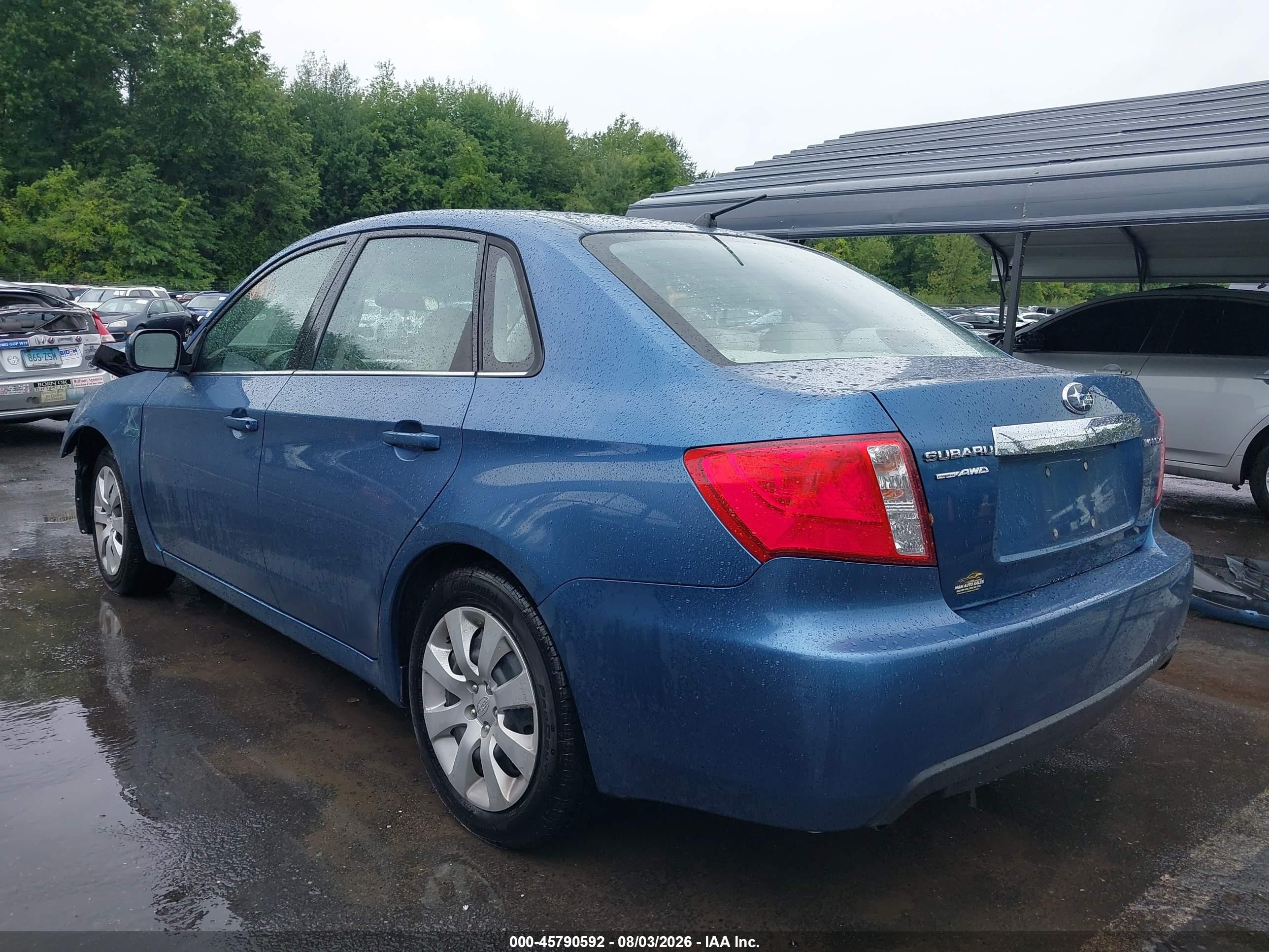 2010 Subaru Impreza 2.5i Blue vin: JF1GE6A67AH515642