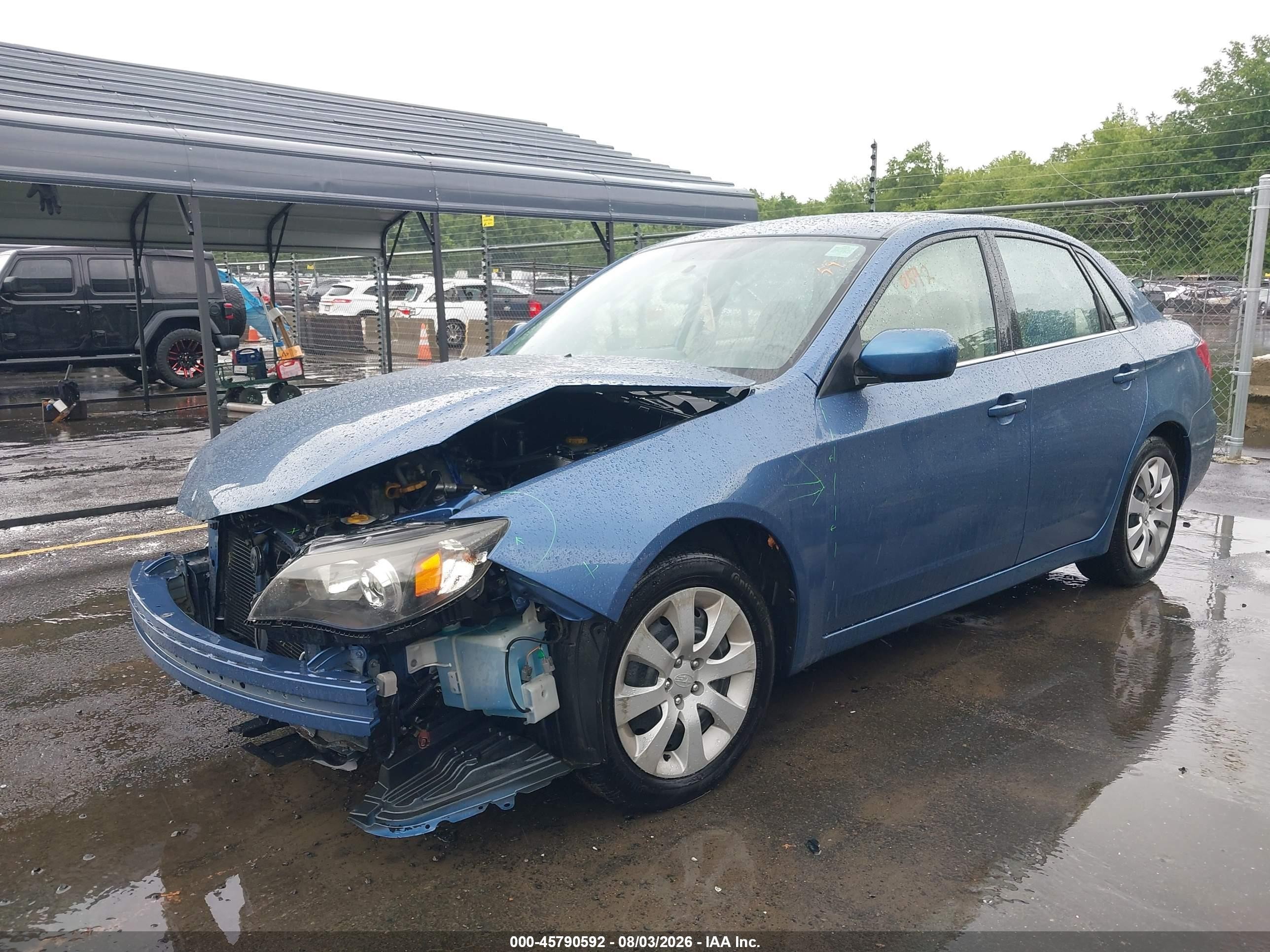2010 Subaru Impreza 2.5i Blue vin: JF1GE6A67AH515642