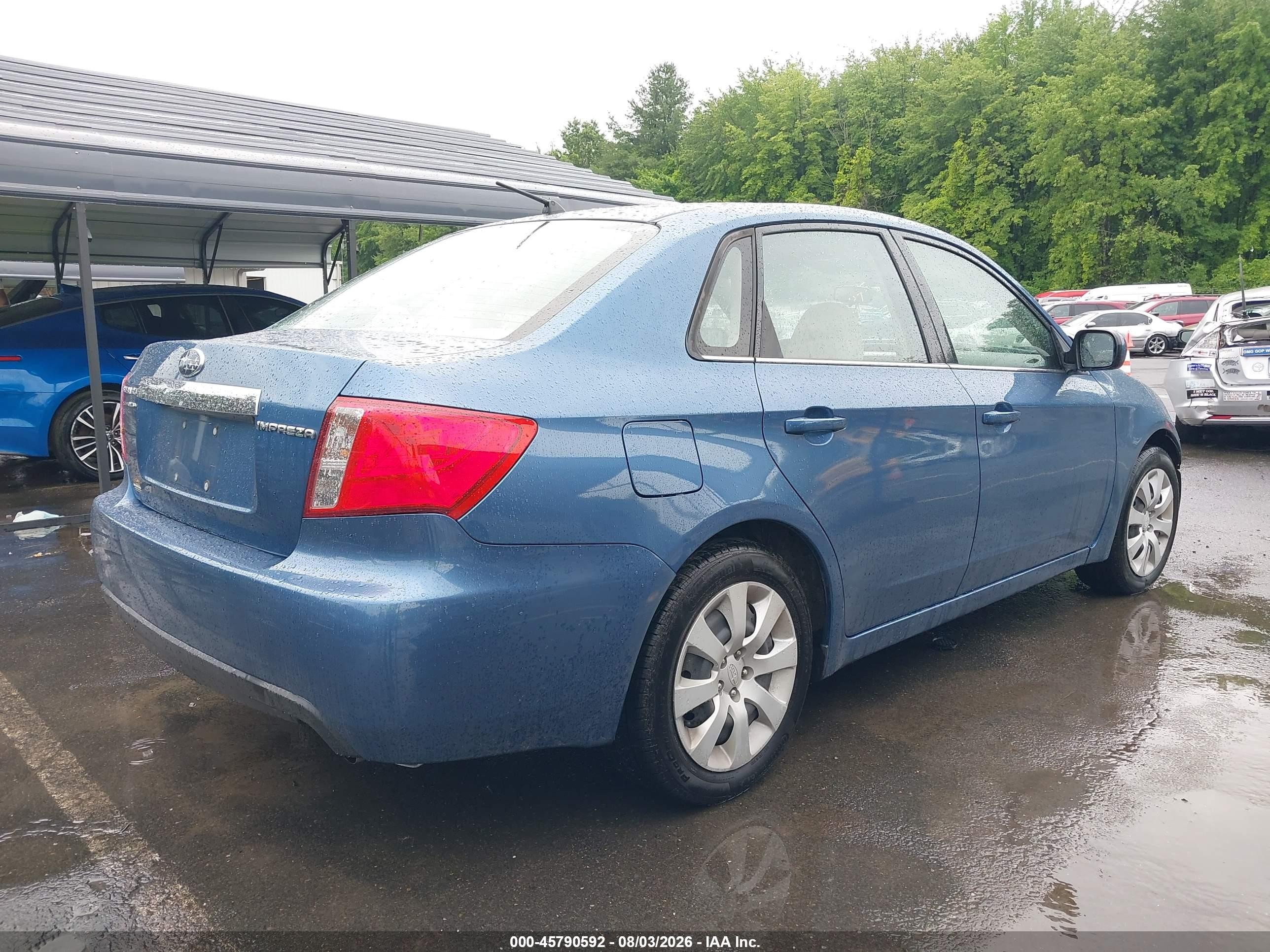2010 Subaru Impreza 2.5i Blue vin: JF1GE6A67AH515642