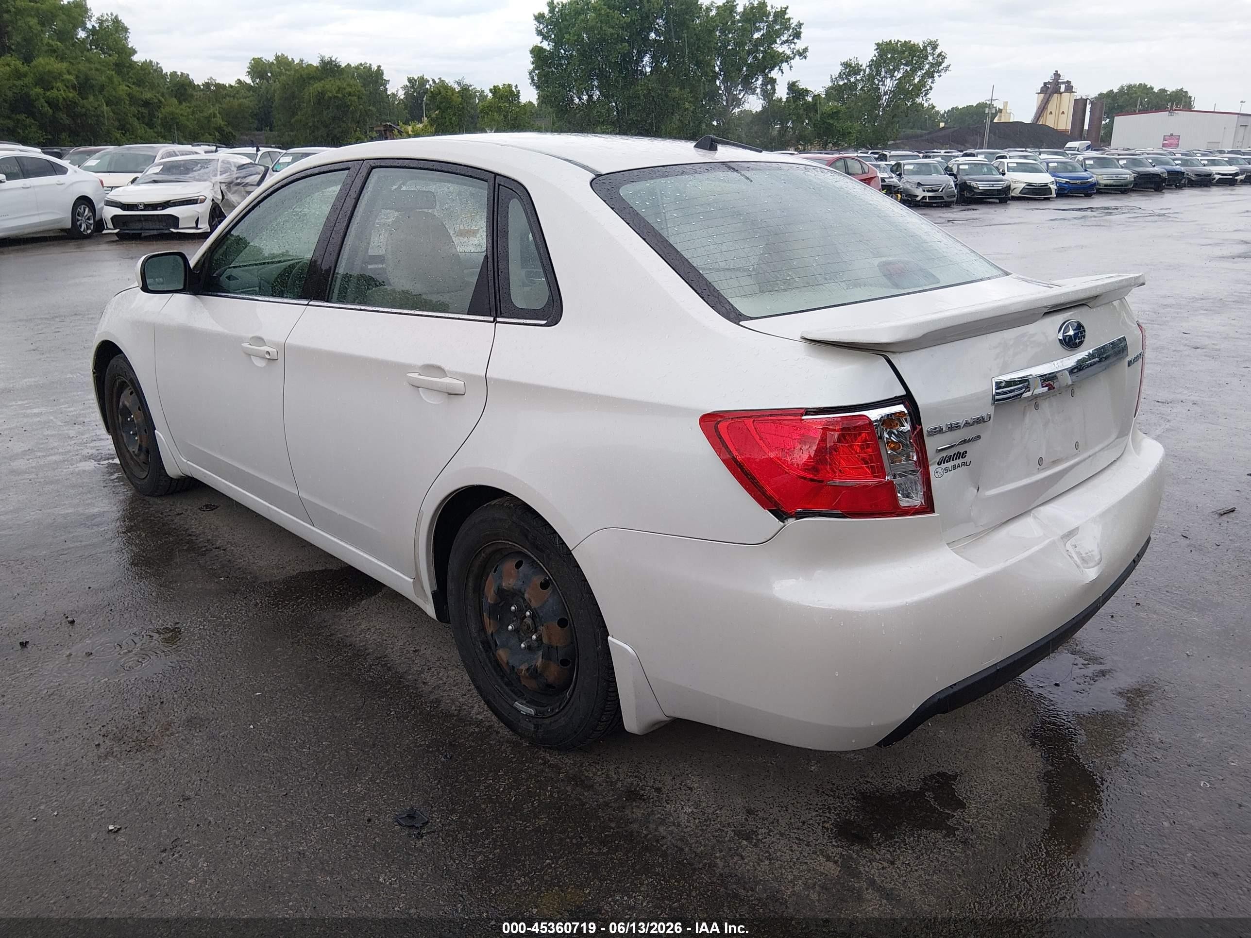 2011 Subaru Impreza 2.5i Белый vin: JF1GE6A67BH515108