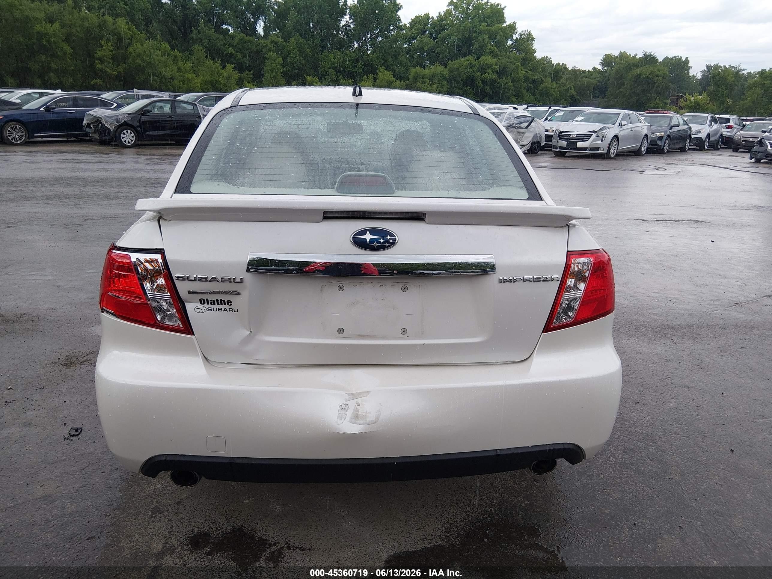 2011 Subaru Impreza 2.5i Белый vin: JF1GE6A67BH515108