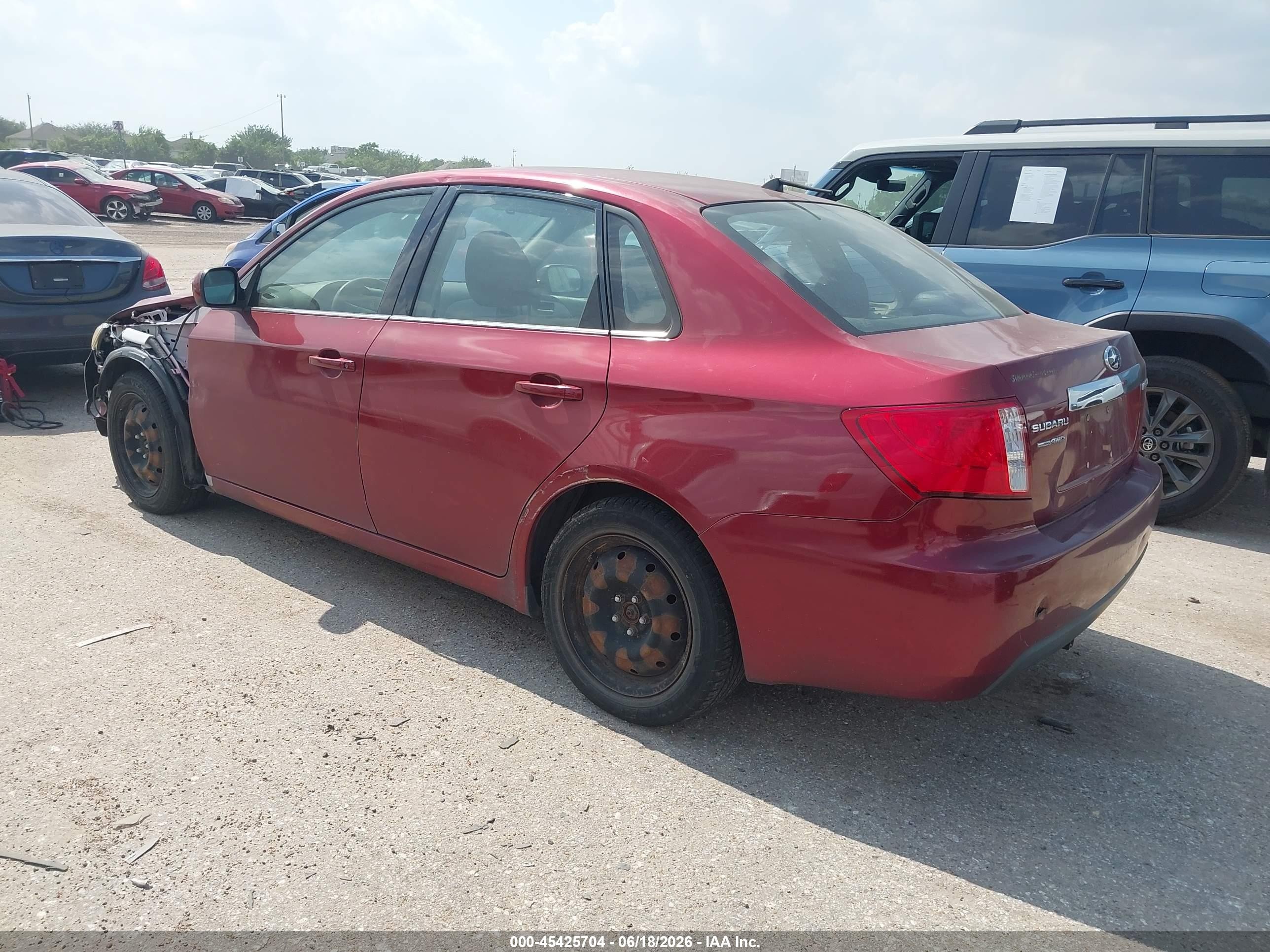 2010 Subaru Impreza 2.5i Maroon vin: JF1GE6A68AH507811