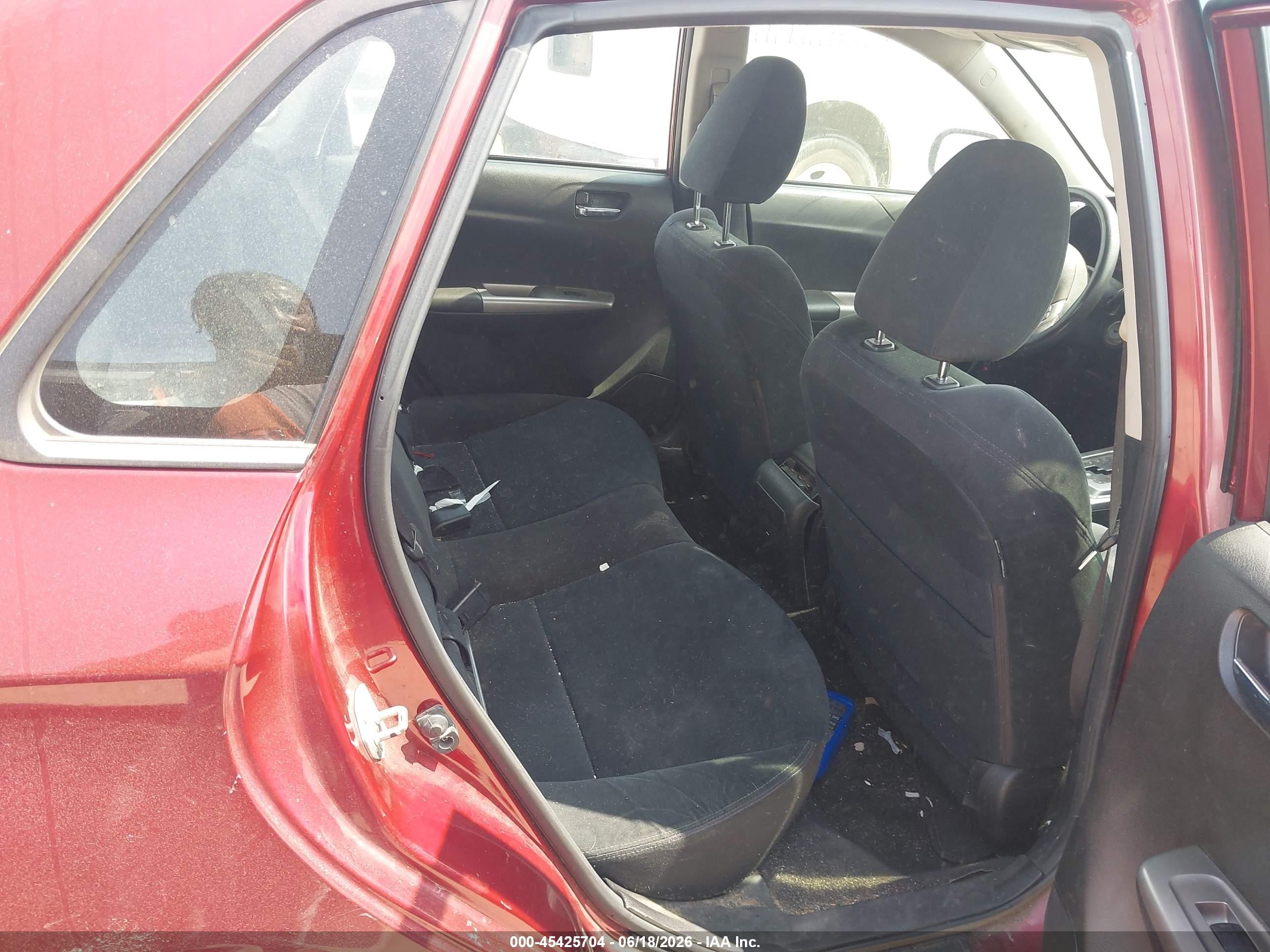 2010 Subaru Impreza 2.5i Maroon vin: JF1GE6A68AH507811