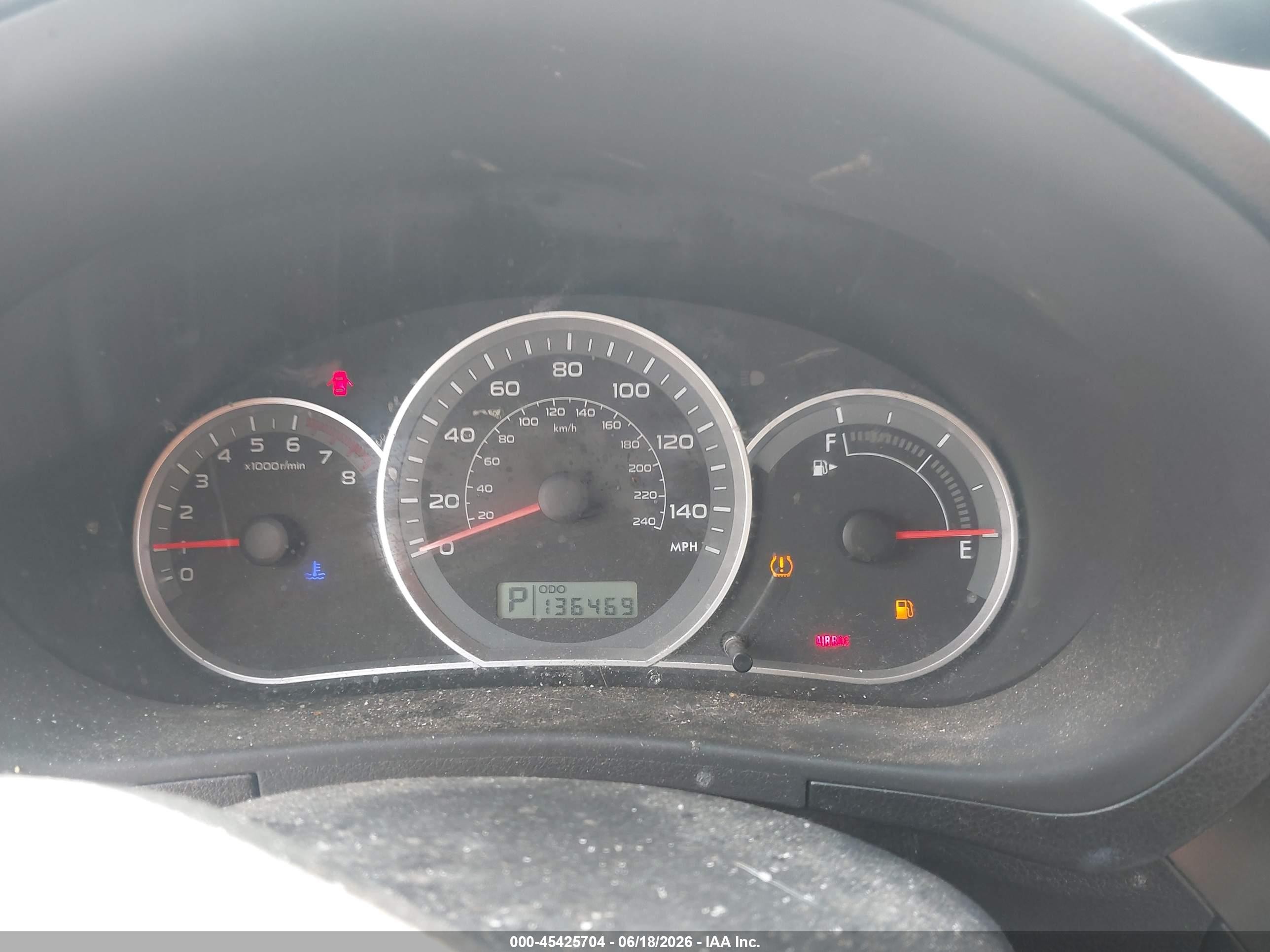 2010 Subaru Impreza 2.5i Maroon vin: JF1GE6A68AH507811