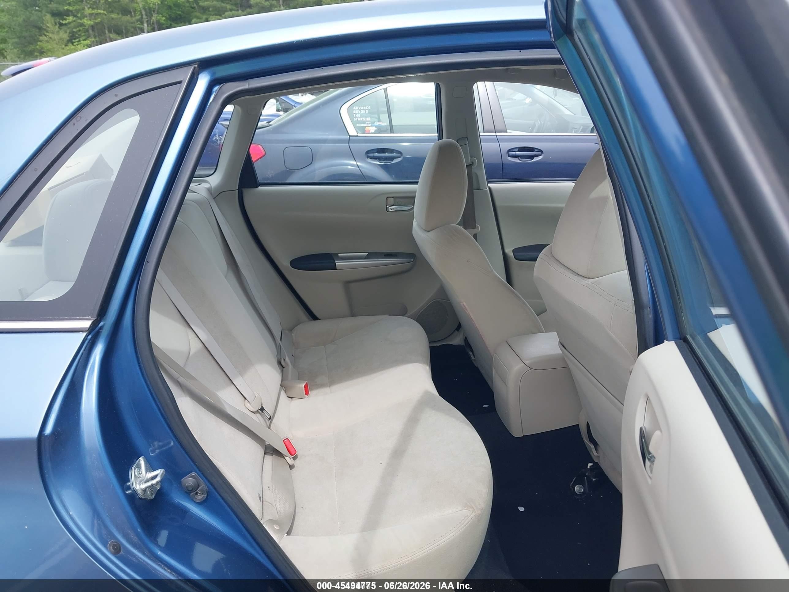 2010 Subaru Impreza 2.5i Blue vin: JF1GE6A68AH514189