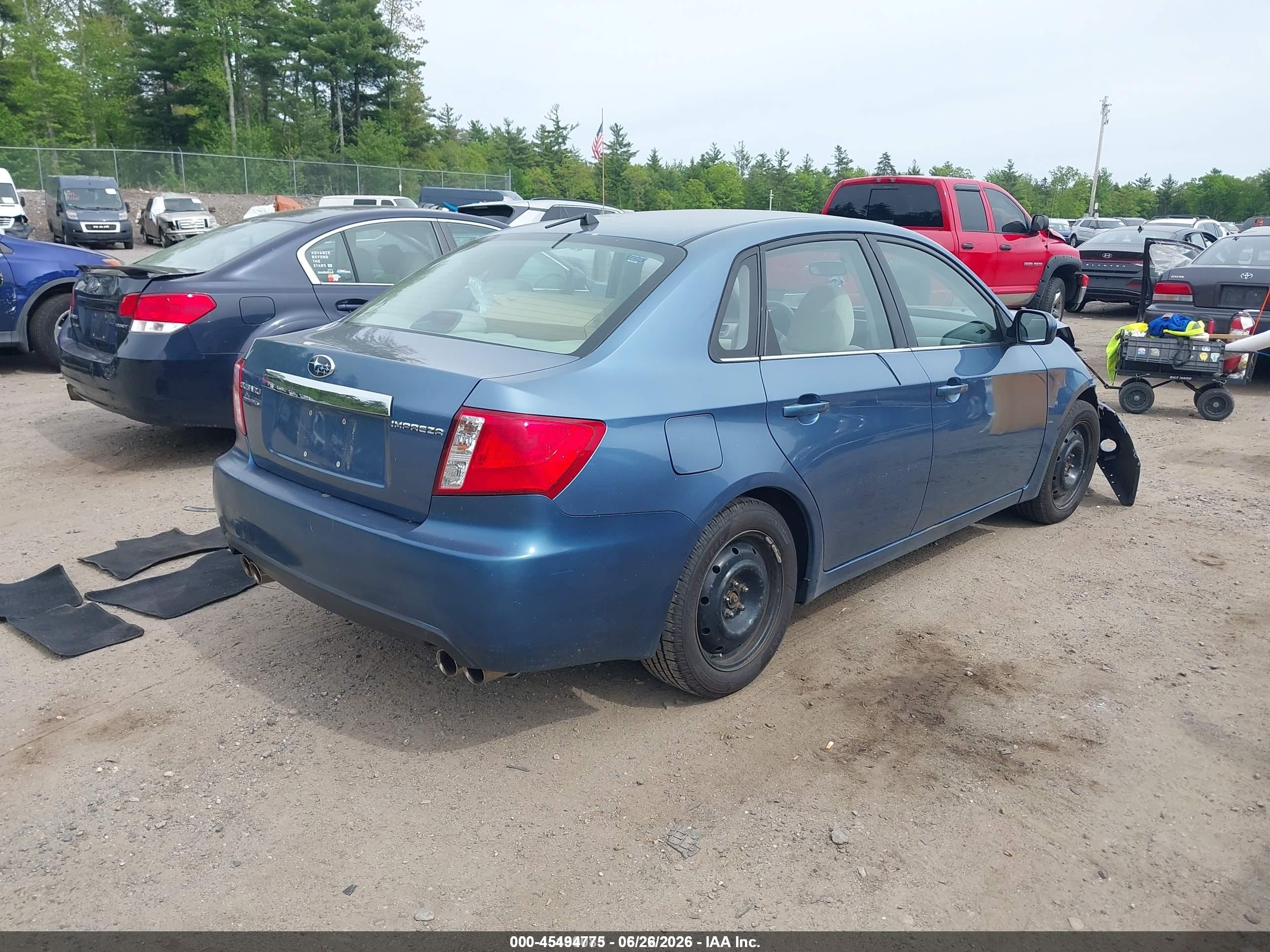 2010 Subaru Impreza 2.5i Blue vin: JF1GE6A68AH514189