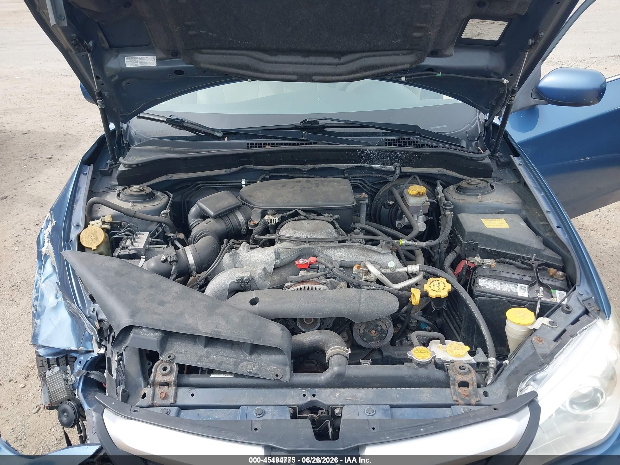 2010 Subaru Impreza 2.5i Blue vin: JF1GE6A68AH514189