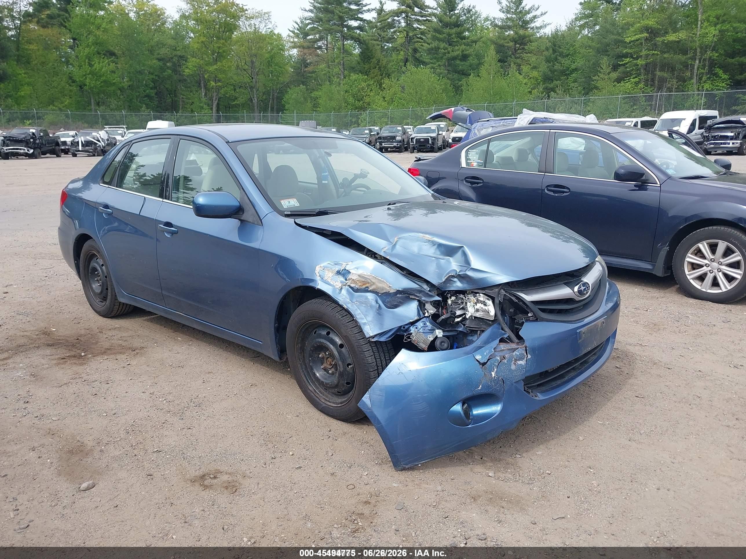 2010 Subaru Impreza 2.5i Blue vin: JF1GE6A68AH514189