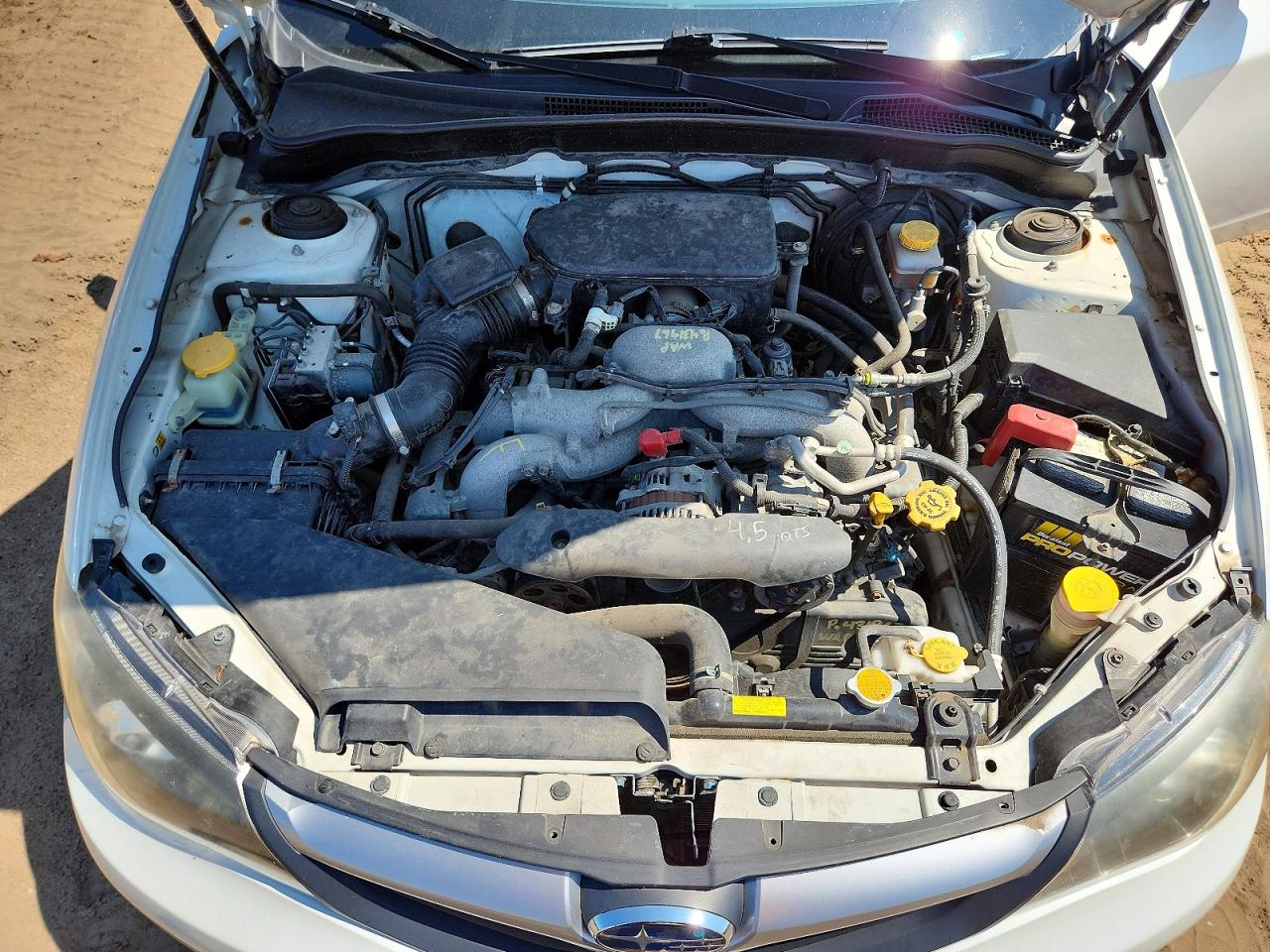 2011 Subaru Impreza 2.5i White vin: JF1GE6A68BH506322