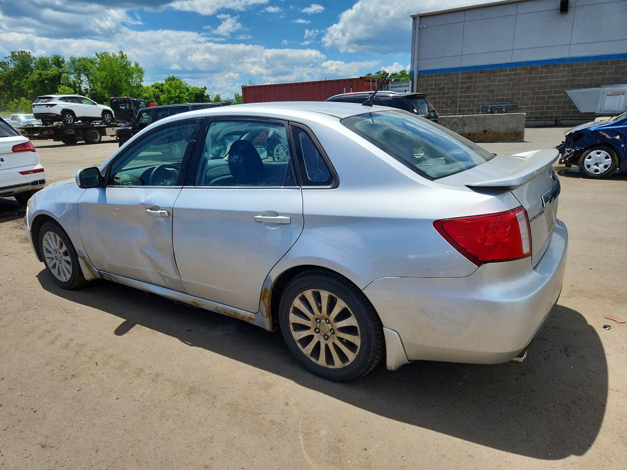 2010 Subaru Impreza 2.5i Premium Silver vin: JF1GE6B61AH504019