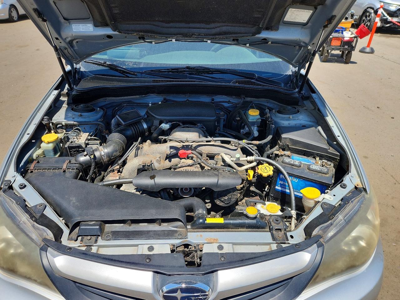 2010 Subaru Impreza 2.5i Premium Silver vin: JF1GE6B61AH504019