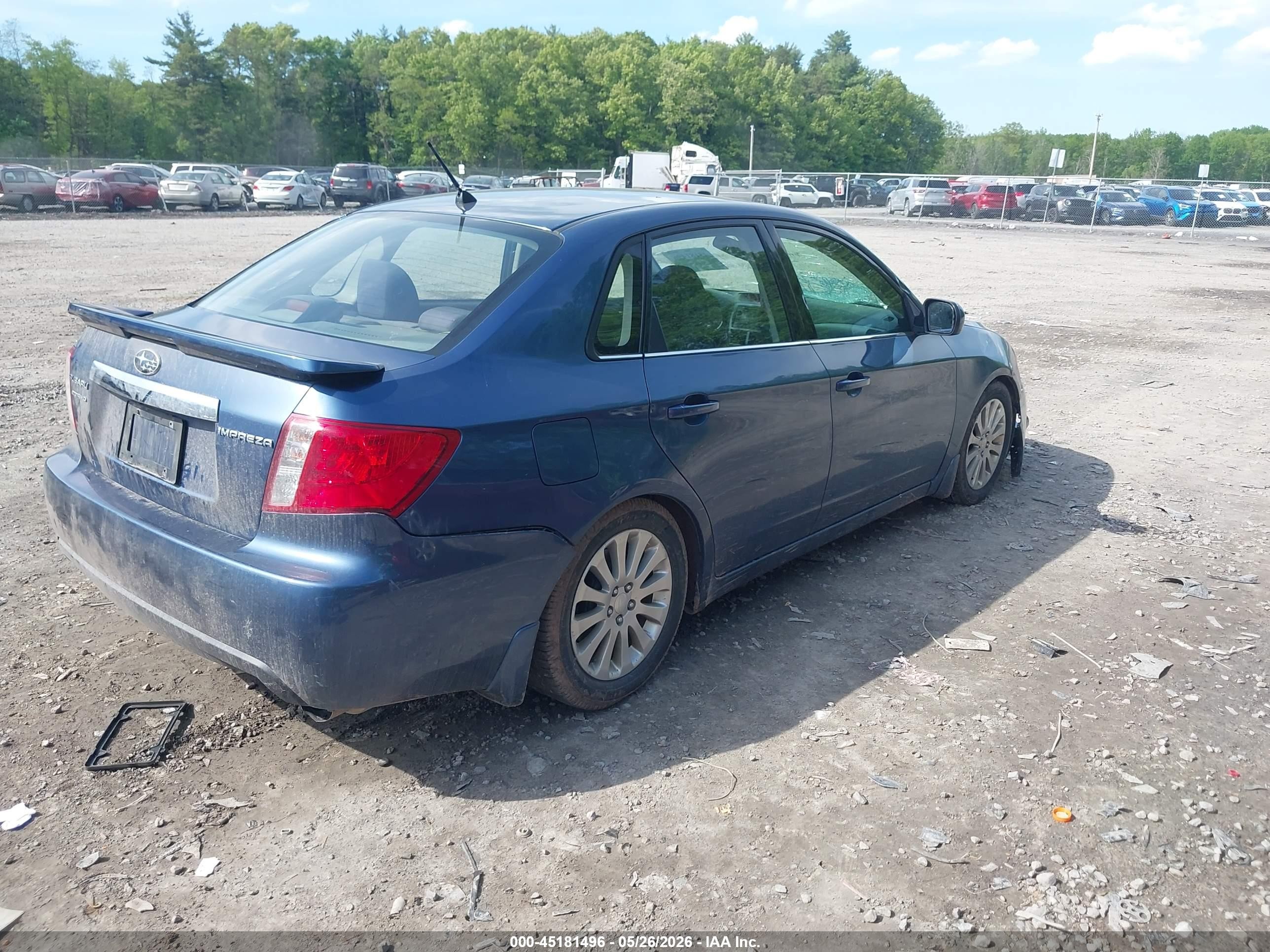 2011 Subaru Impreza 2.5i Premium Blue vin: JF1GE6B61BH504409